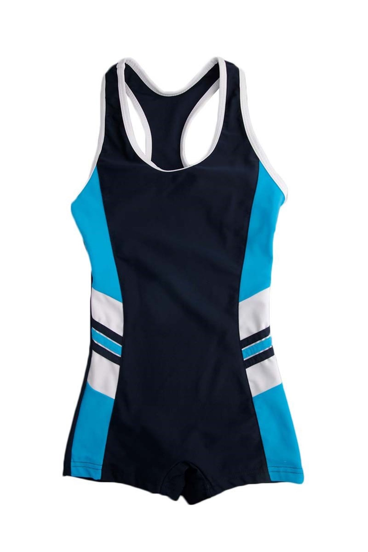 Kız Çocuğu Havuz Yüzücü Mayo ARG-2560 lacivert