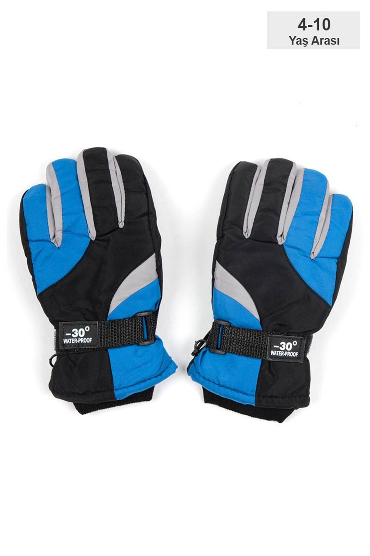 Kız Çocuk Kar Eldiveni B714 Mavi