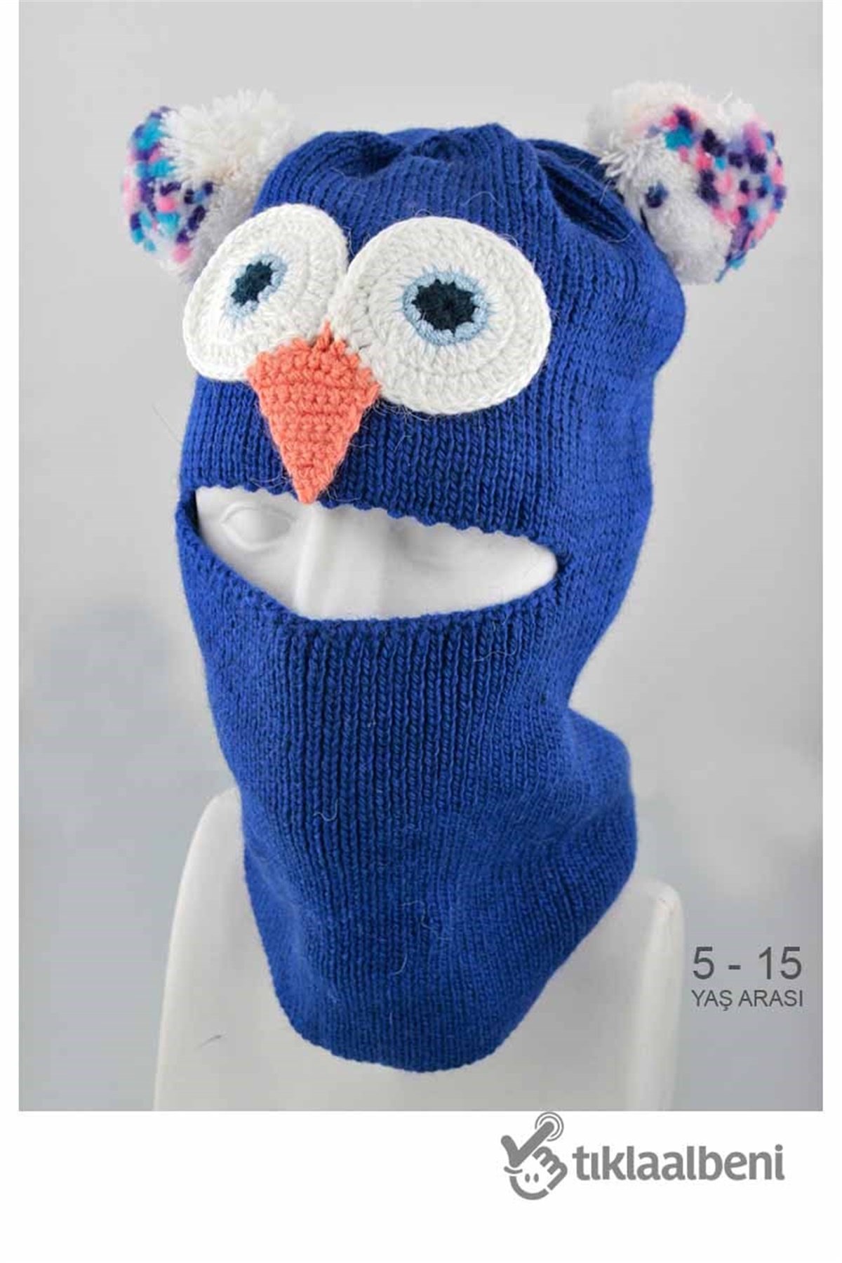 Kız Çocuk Kar Maskesi frm-21 Mavi