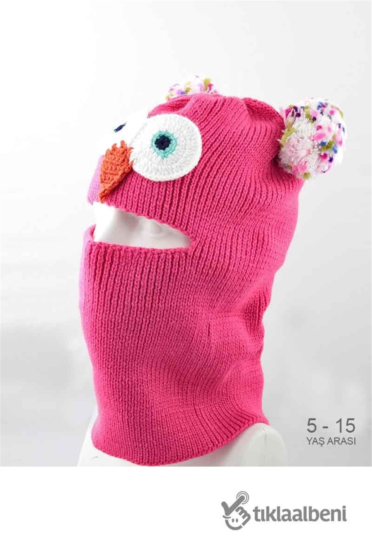 Kız Çocuk Kar Maskesi frm-21 Pembe