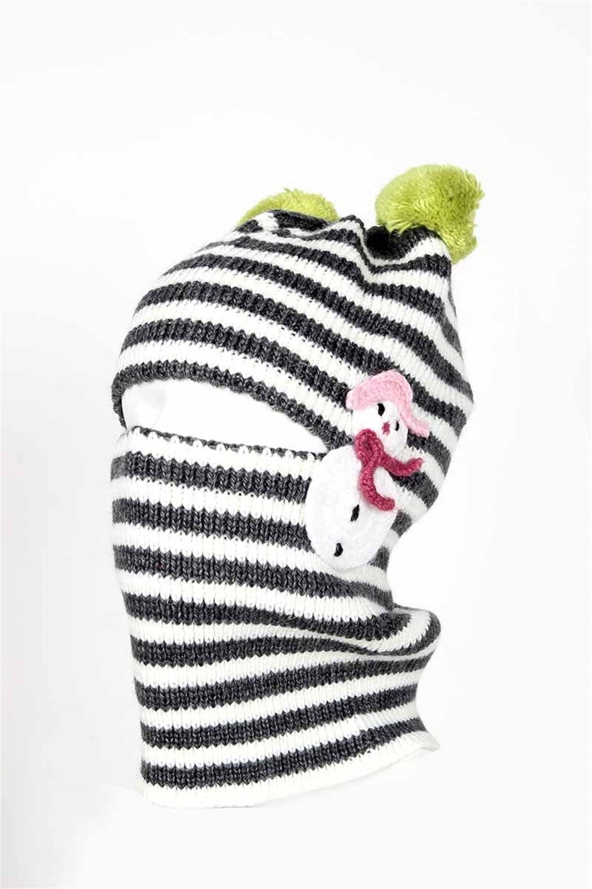 Kız Çocuk Kar Maskesi frm22 - Antrasit