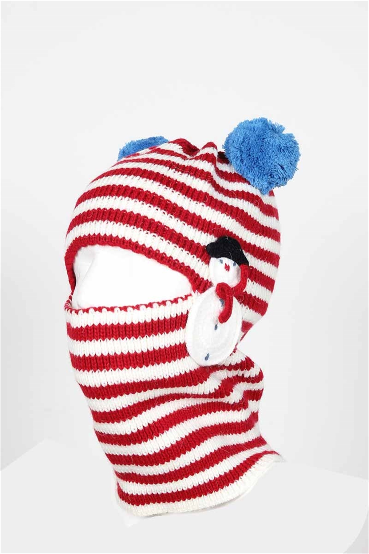 Kız Çocuk Kar Maskesi frm22 - Kırmızı