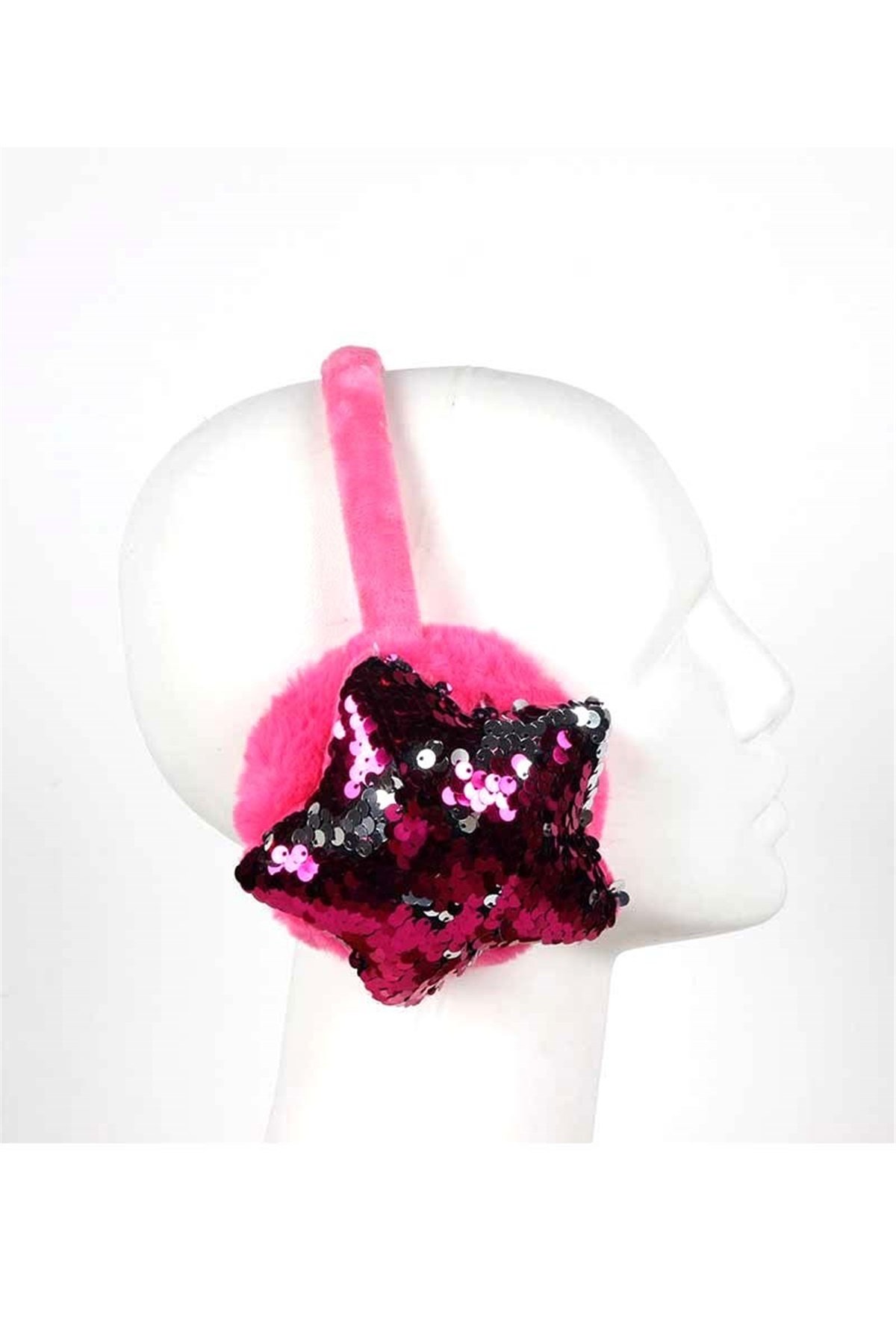 Kız Çocuk Kulaklık, Kışlık Çocuk Kulaklık  CK5061 - Pembe