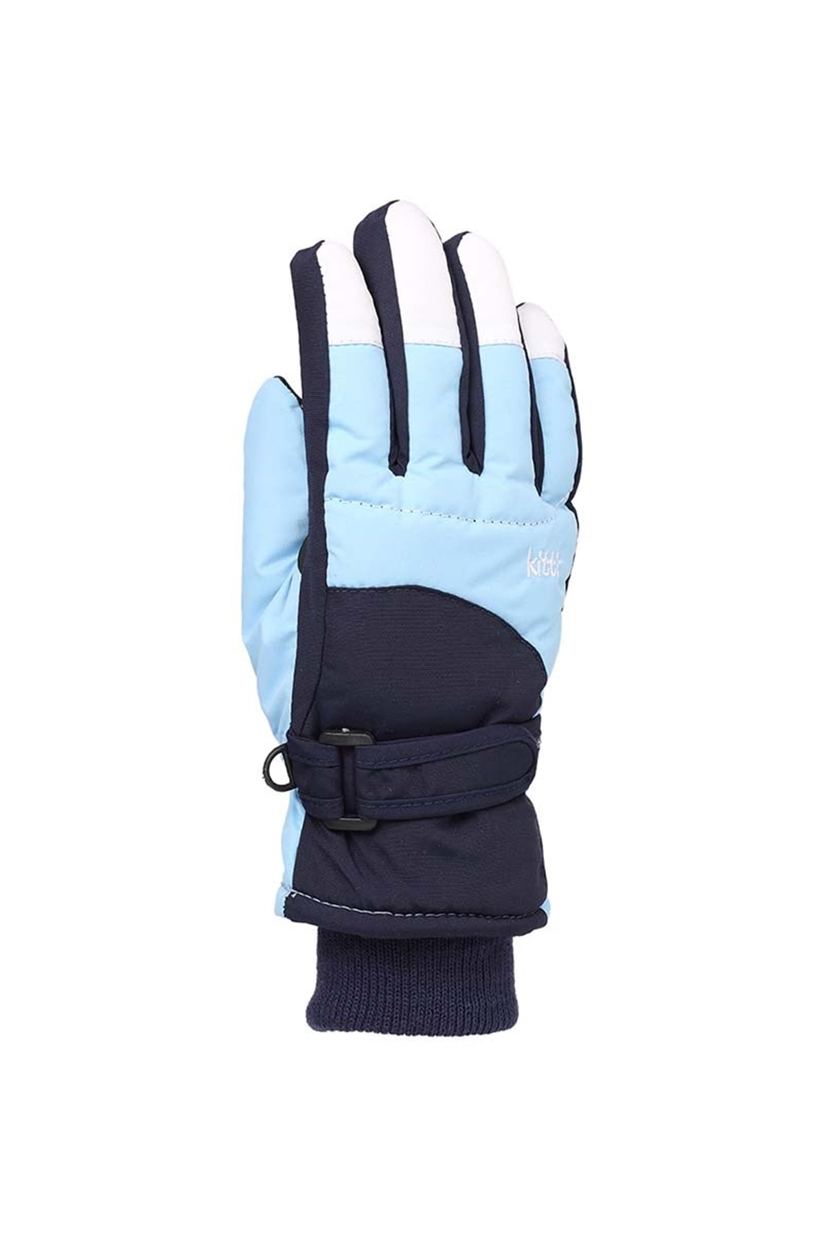Kız Çocuk Mavi Kar Eldiveni 4-8 Yaş - KR421-5