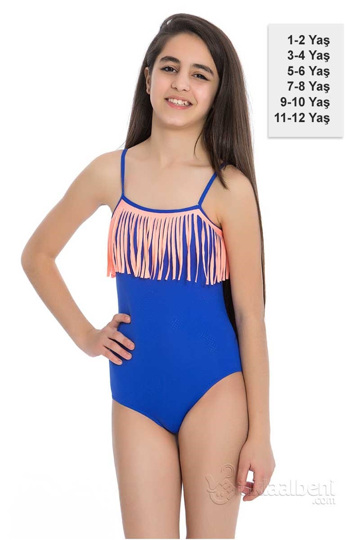 Kız Çocuk Mayo Püsküllü Armes 7911 Lacivert