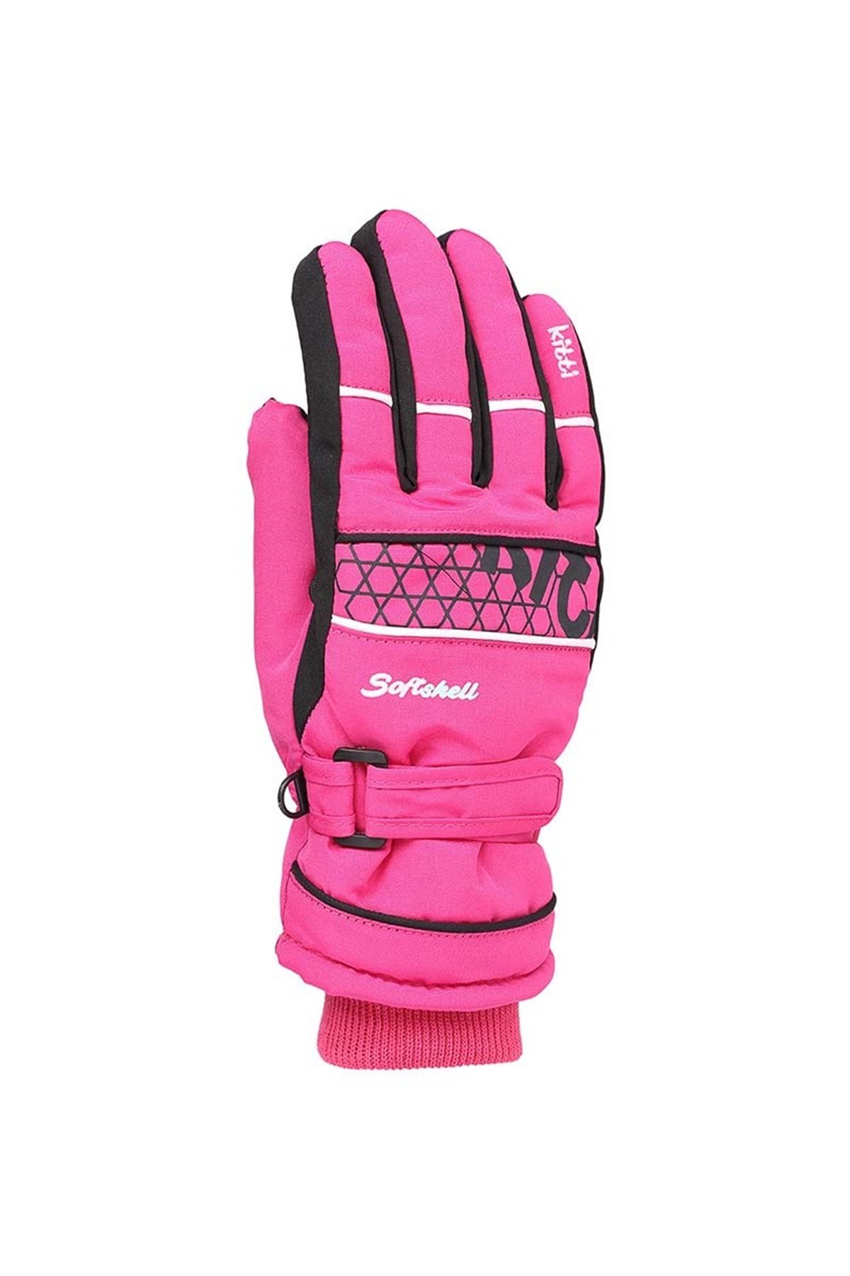 Kız Çocuk Pembe Kar Eldiveni 9-15 Yaş - KR422-4