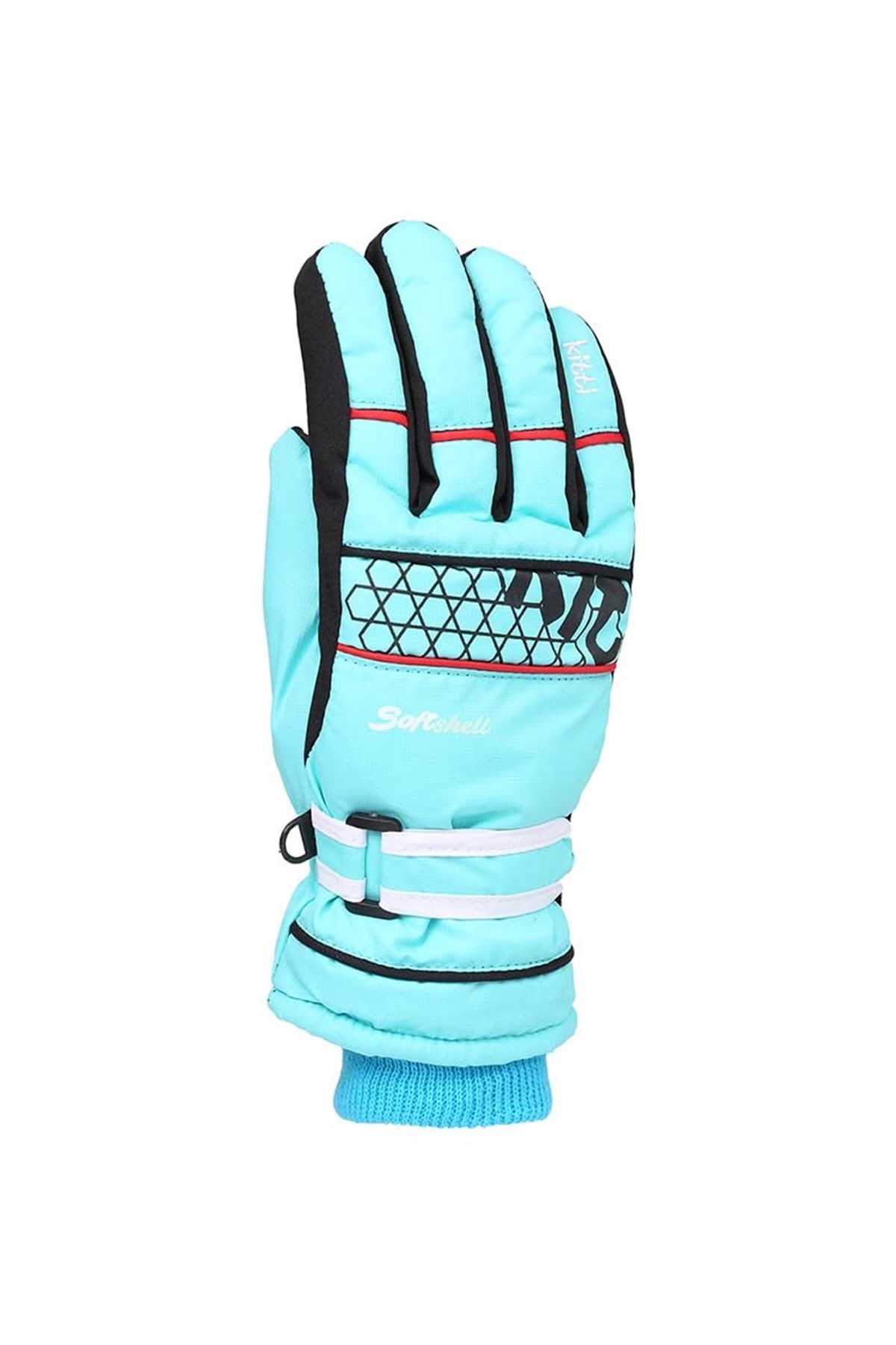 Kız Çocuk Turkuaz Kar Eldiveni 9-15 Yaş - KR422-4