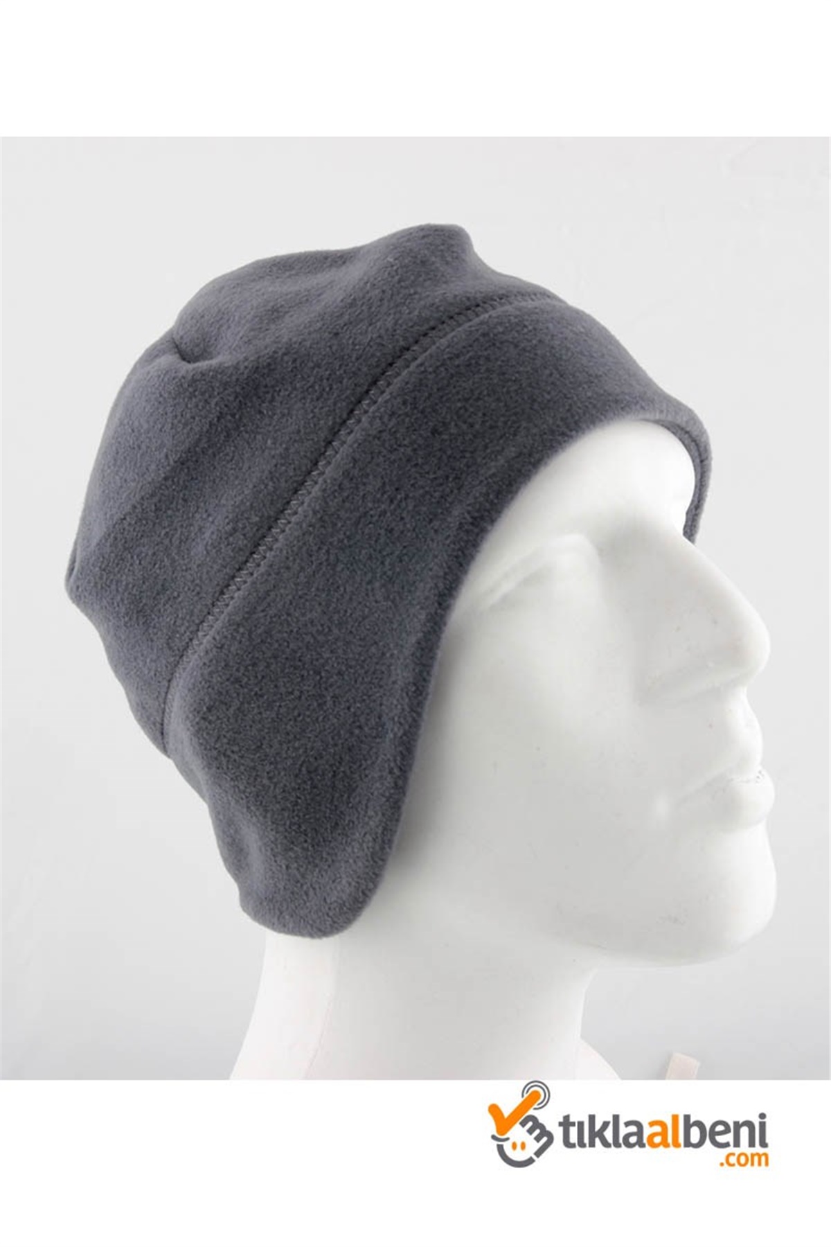 Kulaklı Erkek Polar Bere 88952 Antrasit