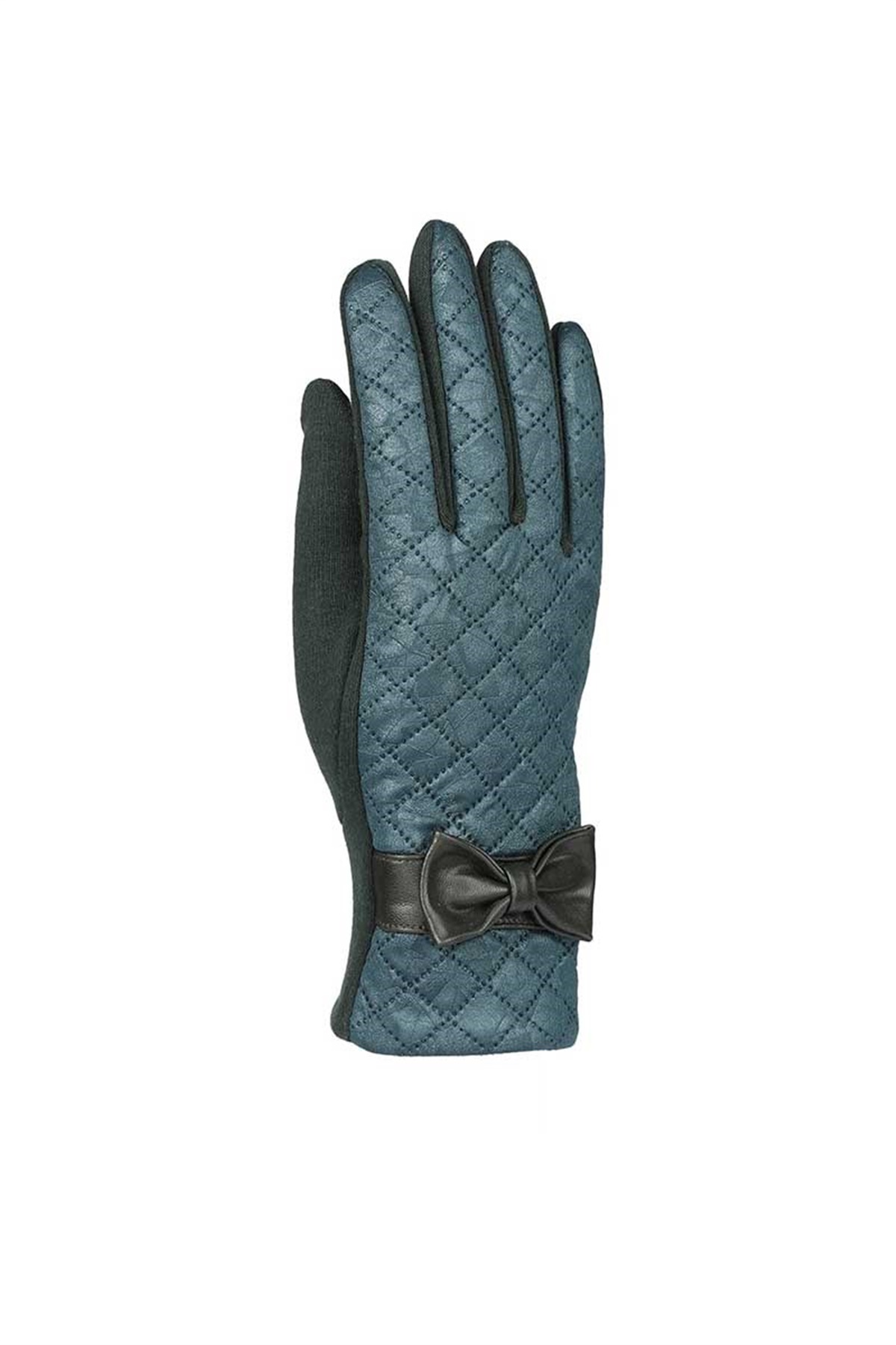 Kurdeleli Kadın Eldiven 82301-1 - Yeşil