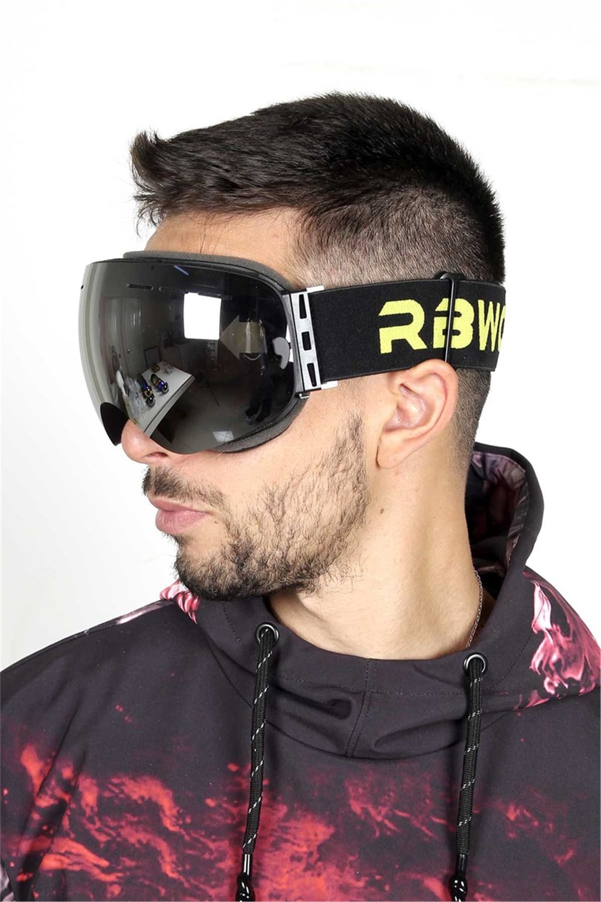 Mandallı Snowboard ve Kayak Gözlüğü Siyah SSG107