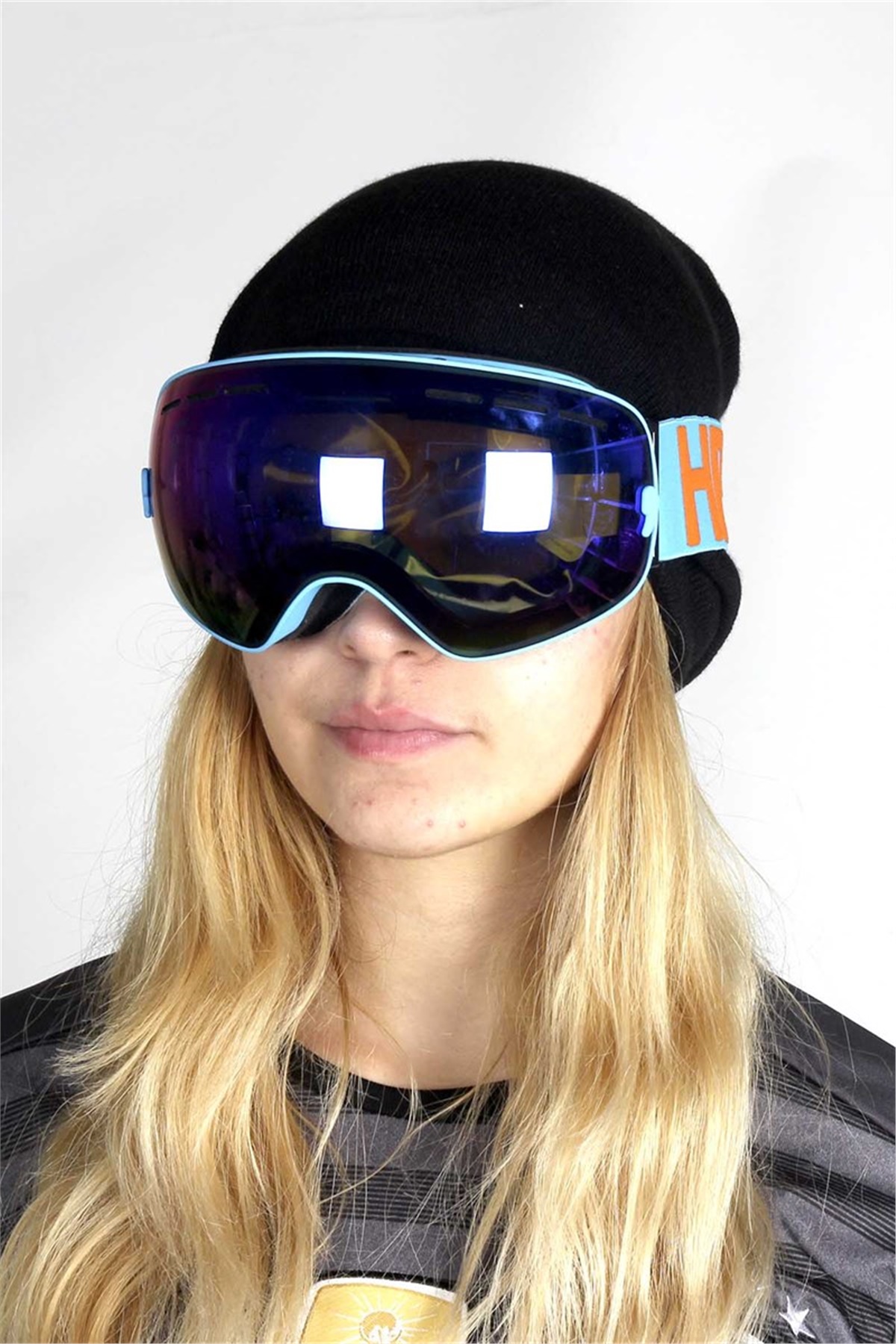 Mandallı Snowboard ve Kayak Gözlüğü Turkuaz SSG115