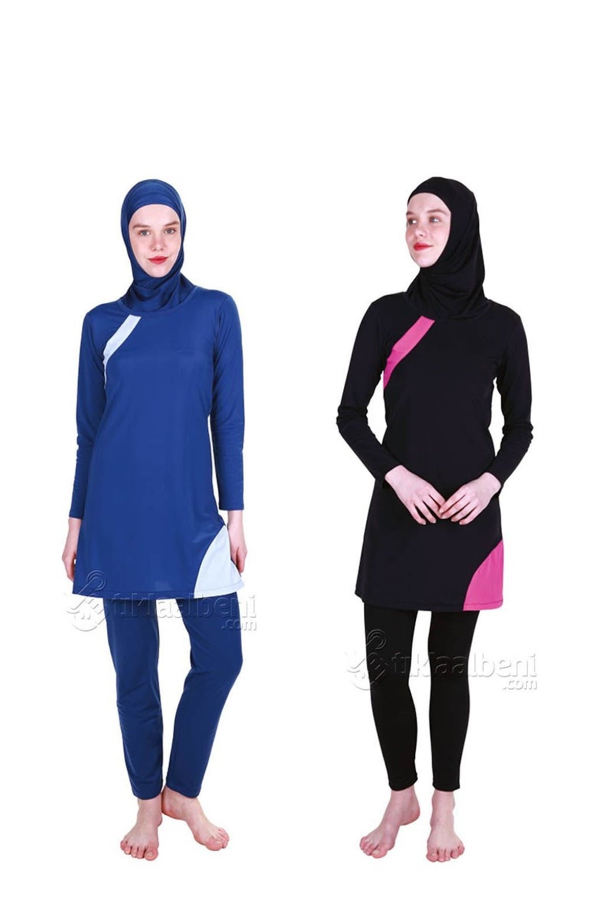 Odema 12042 Spor Tam Kapalı Mayo  - Mavi