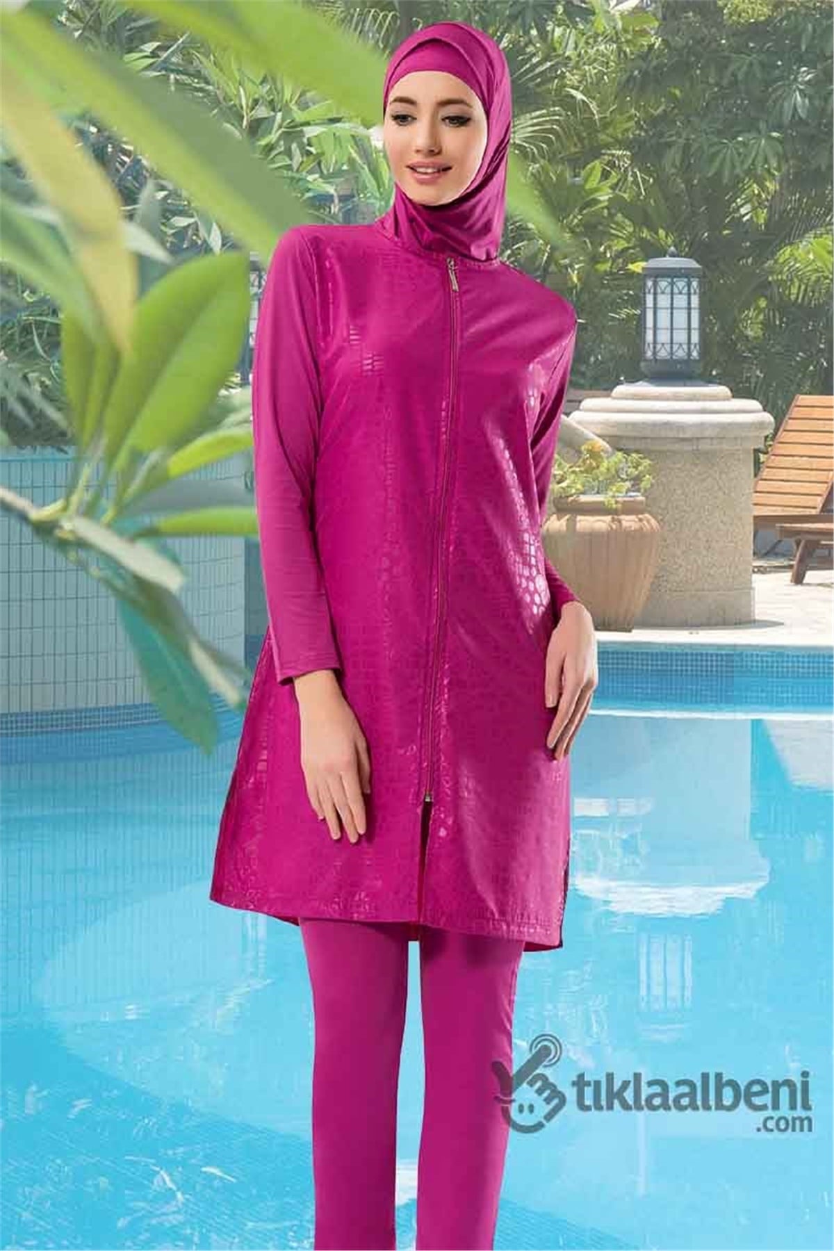 Lady Tam Tesettür Mayo - Fuşya