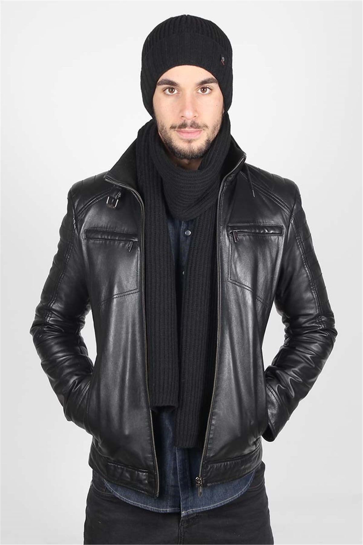 Pablo Yün Erkek Kaliteli Atkı Bere Takımı FYT13581