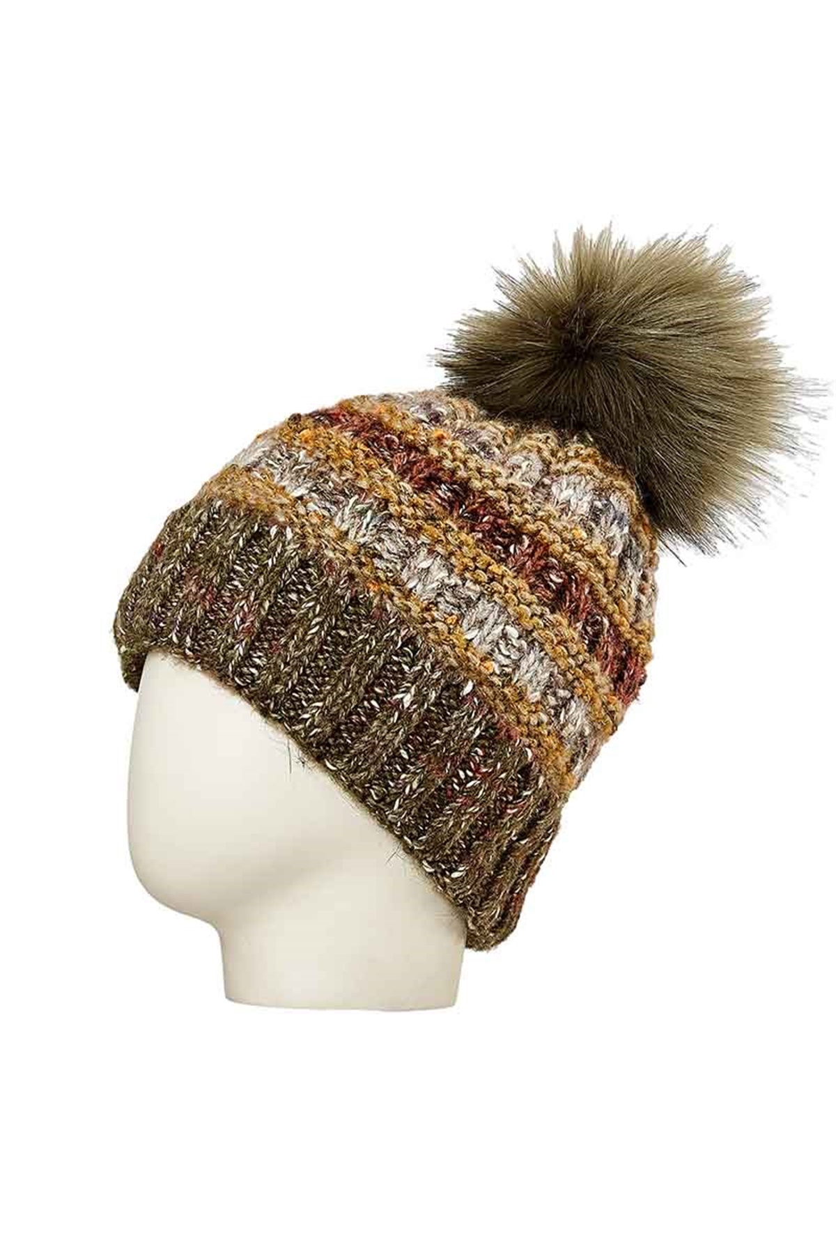 Pamuklu Kadın Bere 24611 - Haki