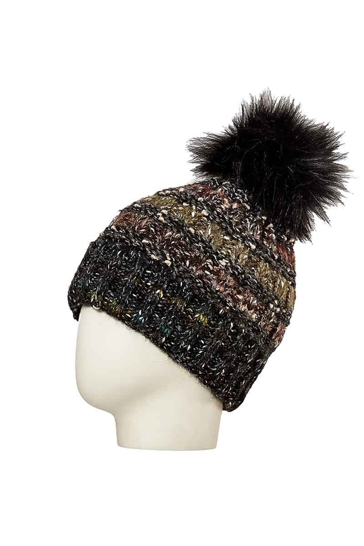 Pamuklu Kadın Bere 24611 - Siyah