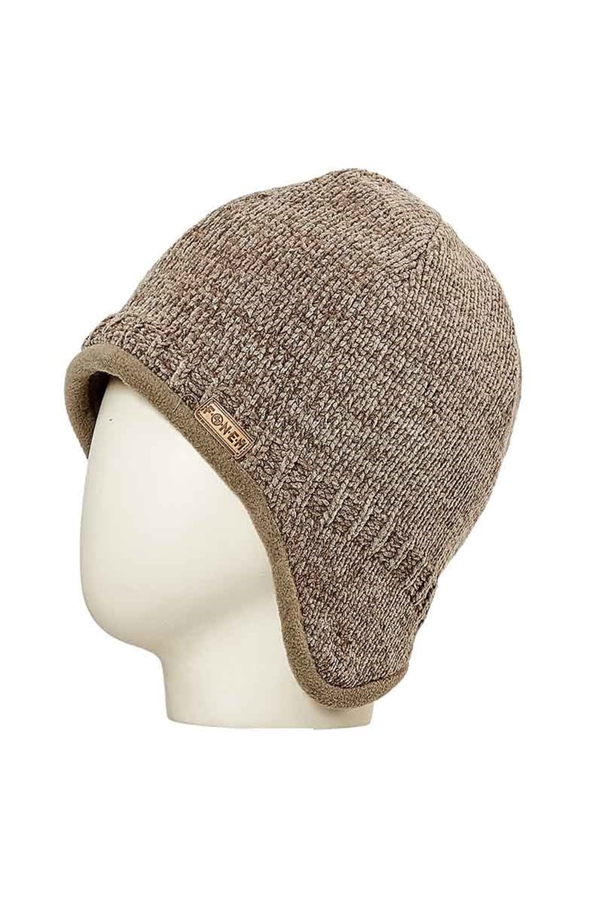 Pascal Kulaklı Erkek Bere 20591 - Bej