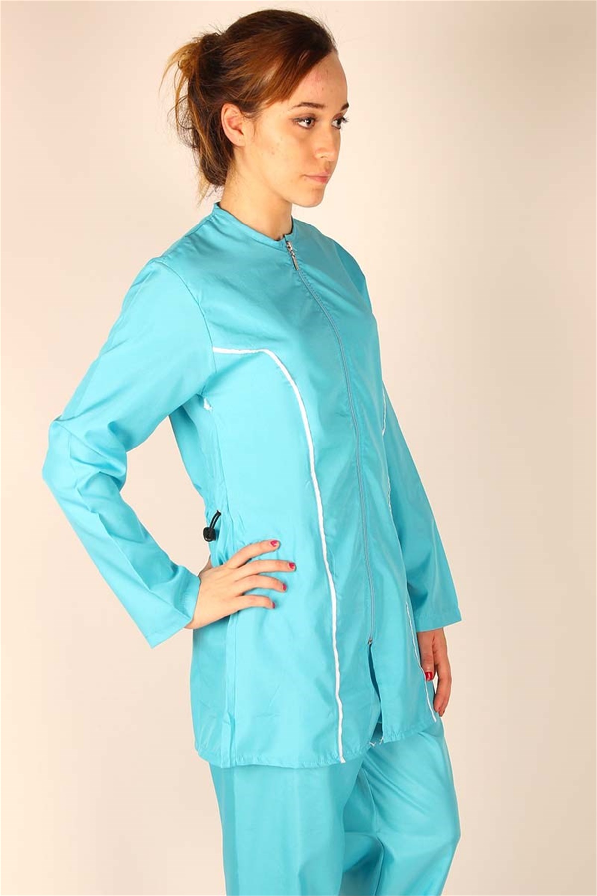 Sara Tesettür Mayo, Kapalı Haşema - Mint