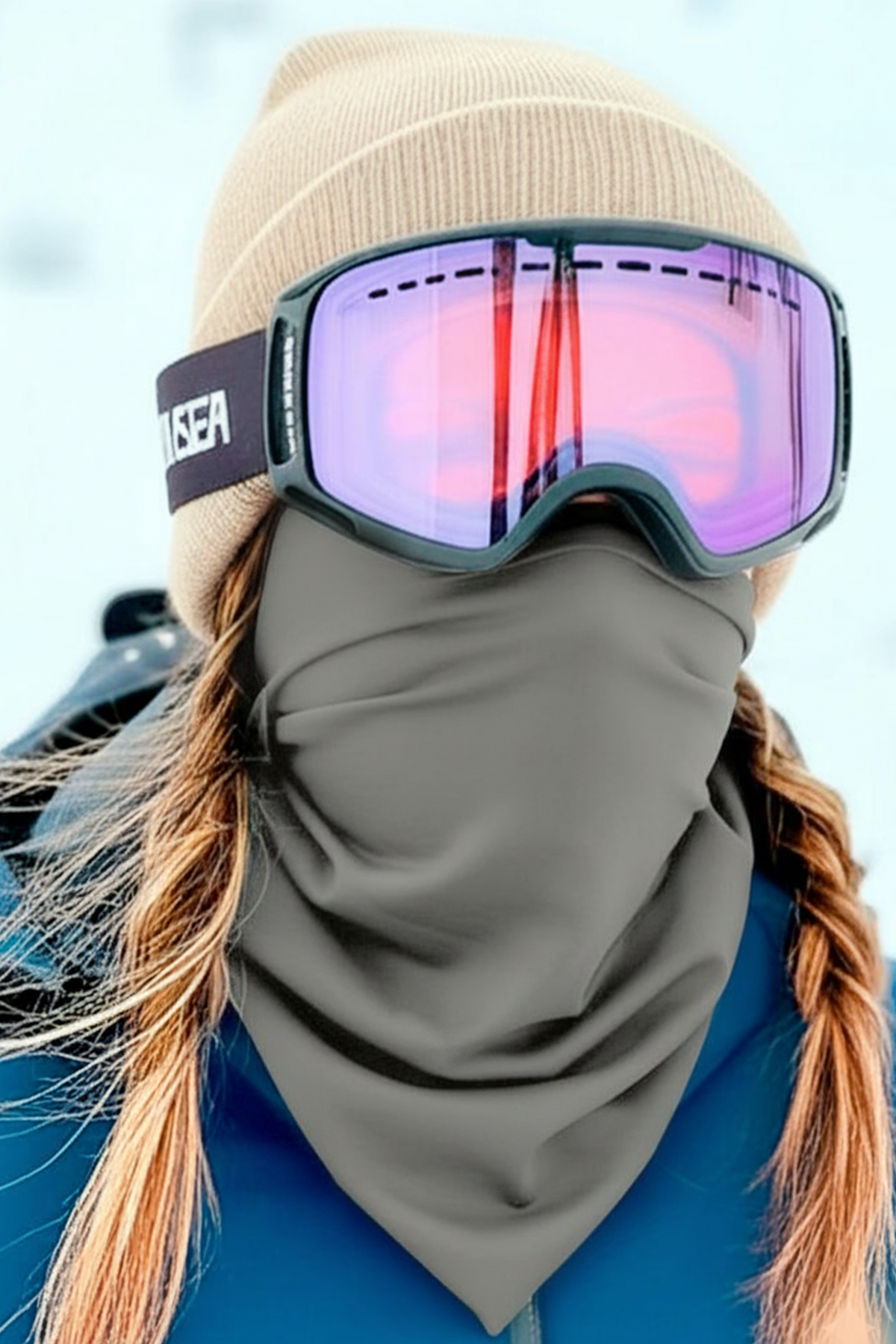 Snowsea Antrasit Kar Maskesi SS2132