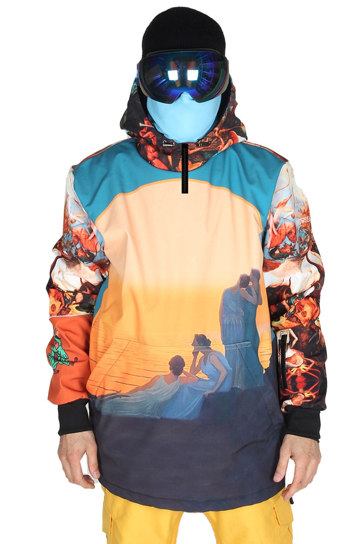 Snowsea Art Serisi Snowboard ve Kayak Montu, Snowsea SS7916 Tasarım Kayak Montu