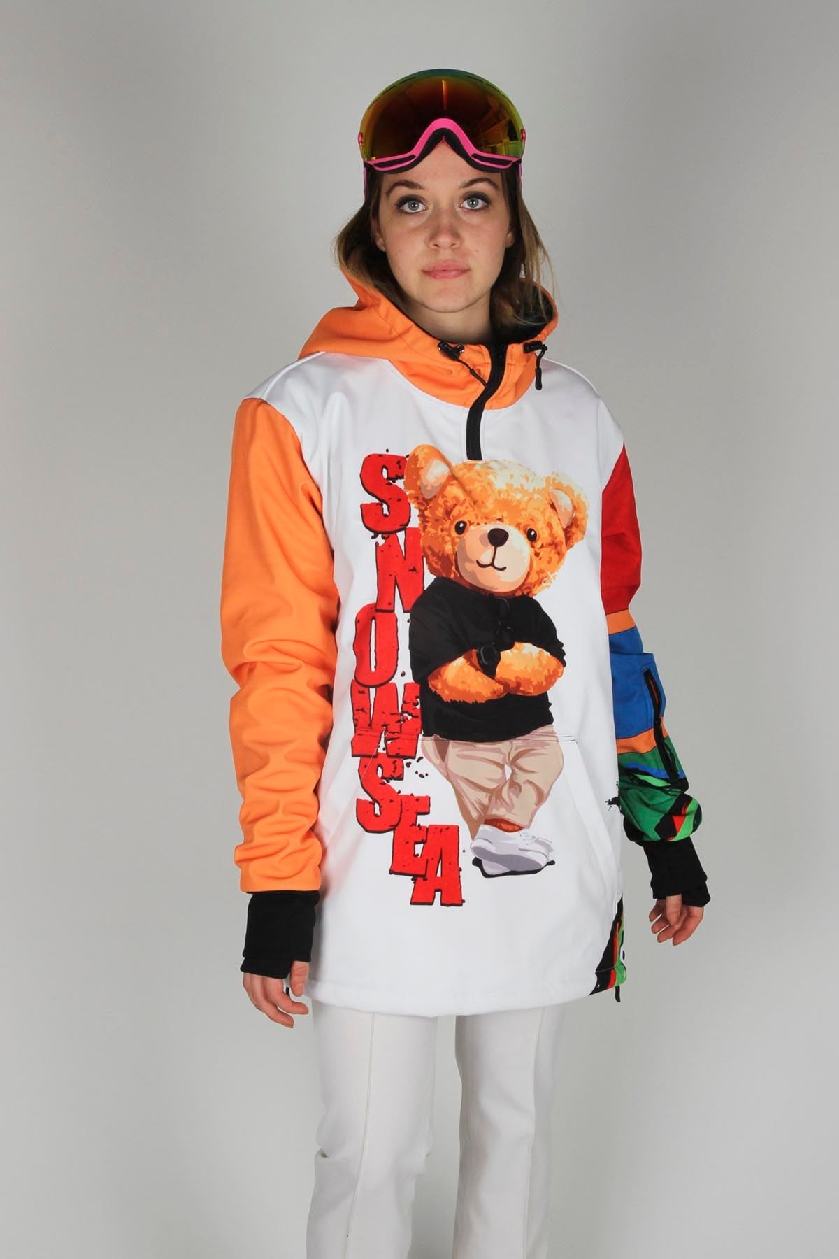 Snowsea Bear SS7799 Kadın Kayak Montu, 1. Kalite Unisex Snowboard Montu