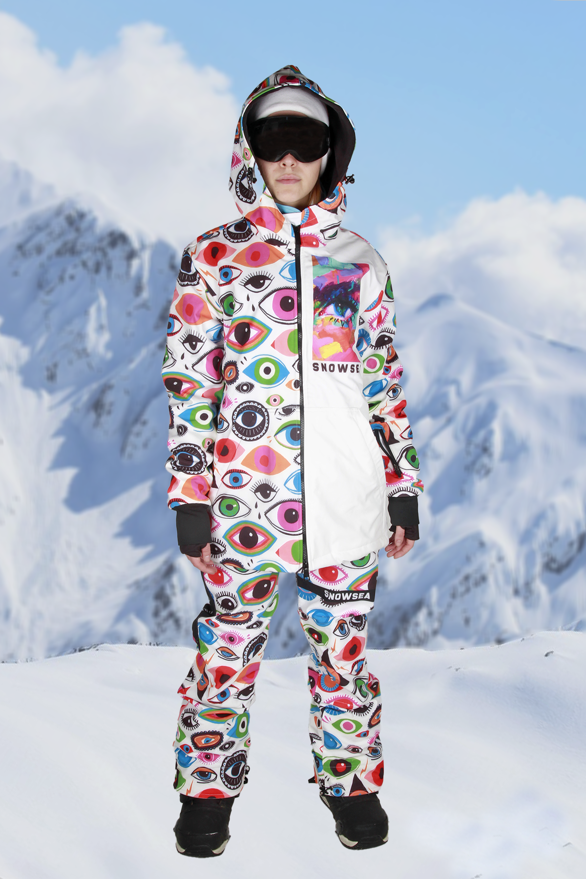 Snowsea Eyes Kadın Kayak & Snowboard Mont ve Pantolon Takımı