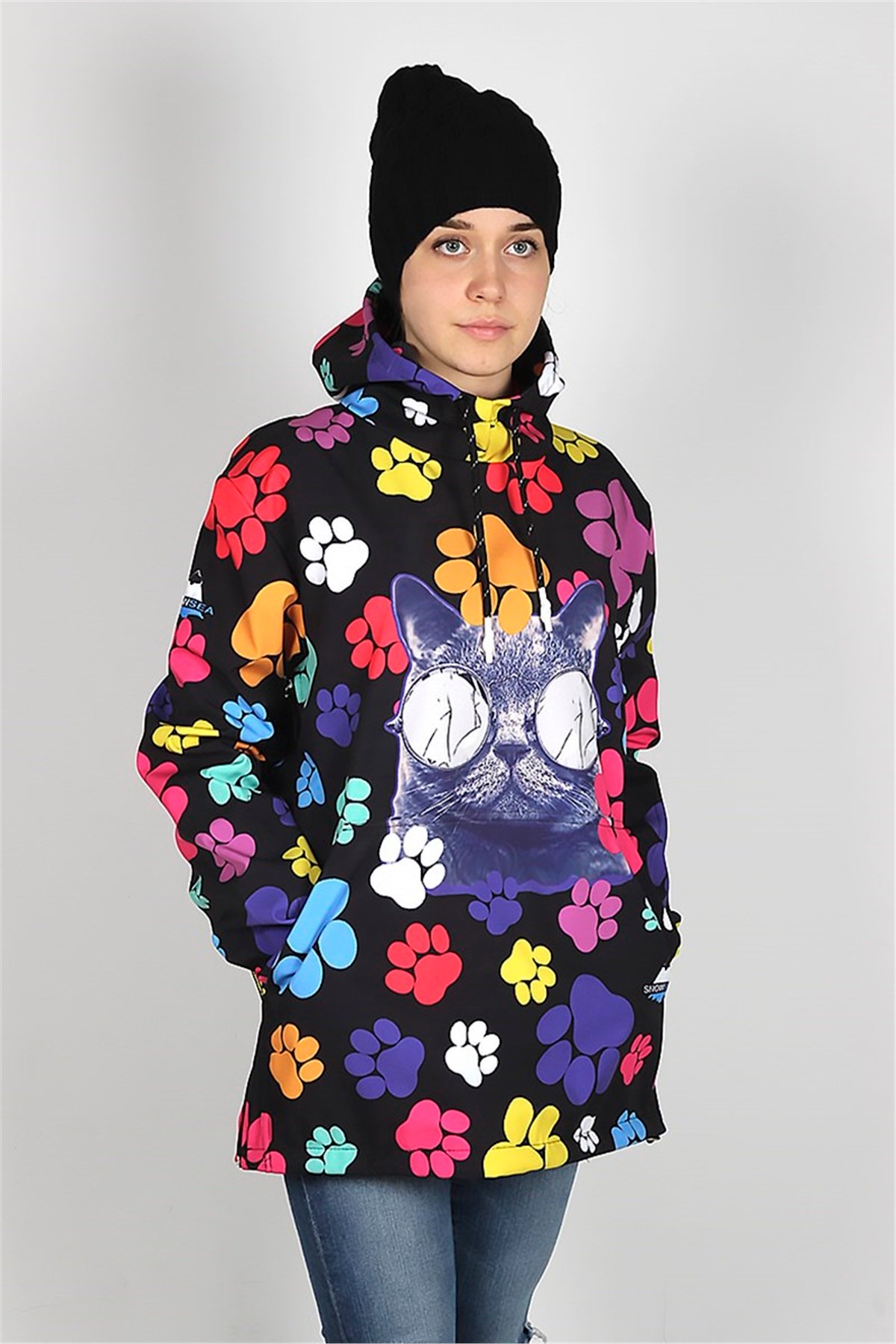 Snowsea Kedi Patili Kayak Montu, Bayan Snowboard Montu SS14