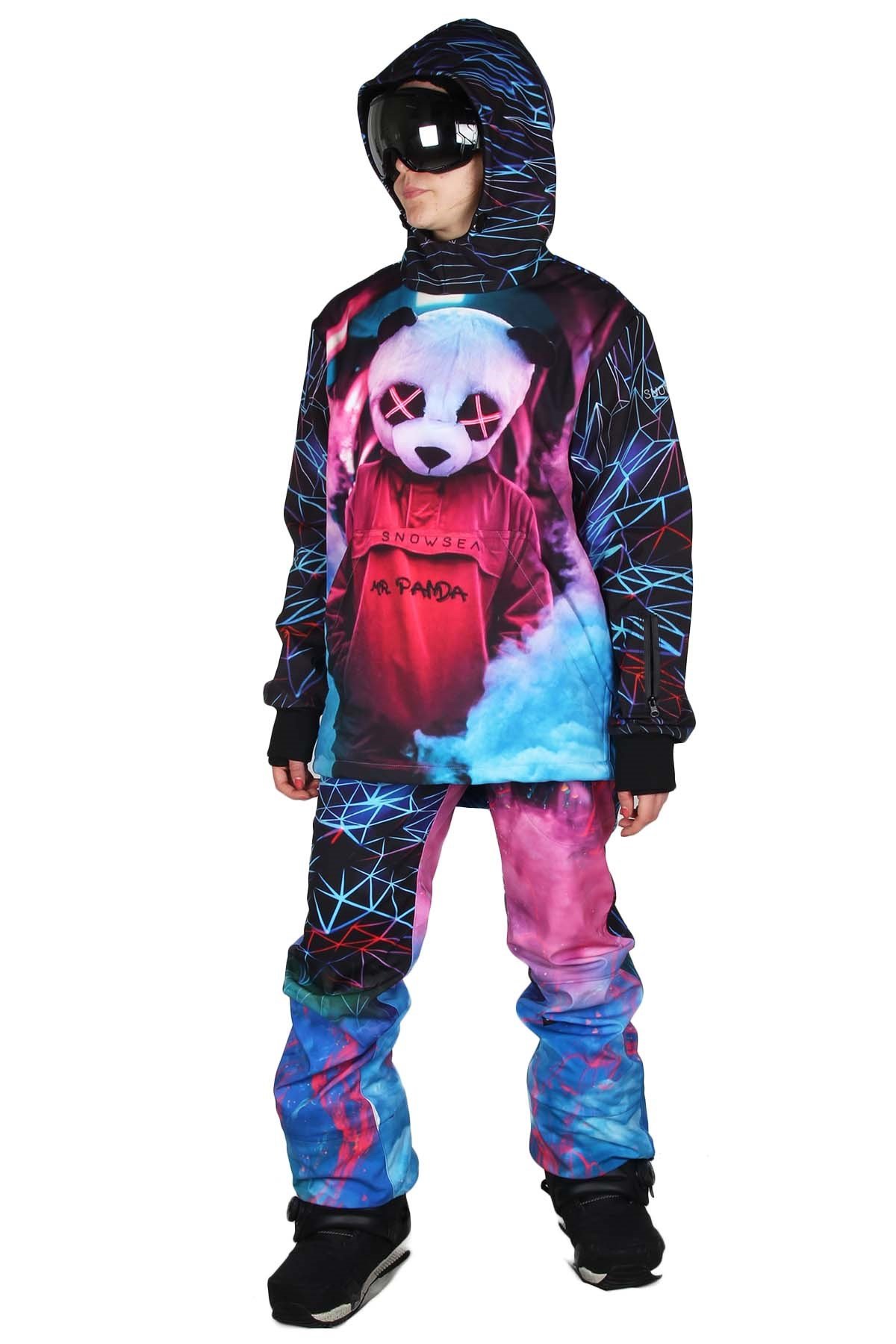 Snowsea Mr. Panda Kayak ve SNowboard Mont ve Pantolon Takımı SST1111