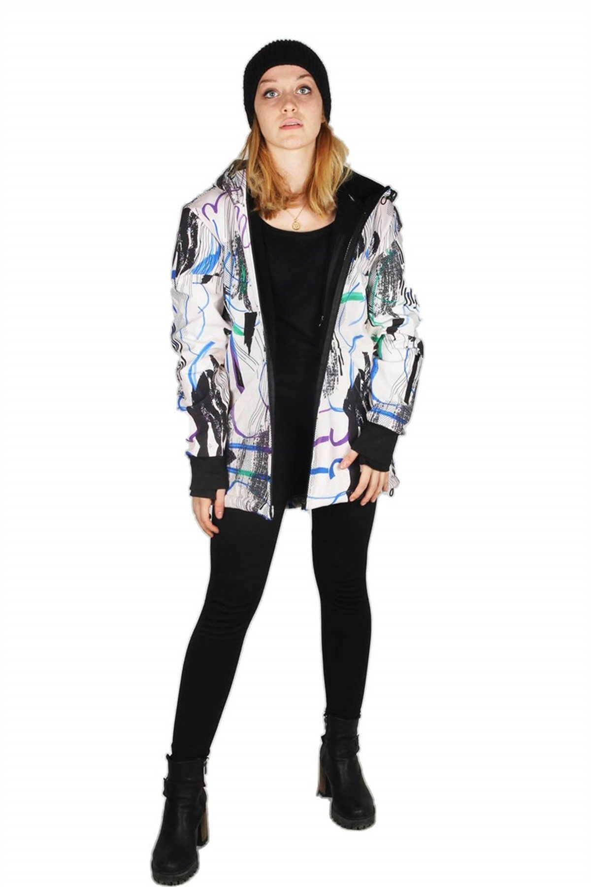 Snowsea Özel Tasarım Fermarlı SS8009 Kayak ve Snowboard Montu