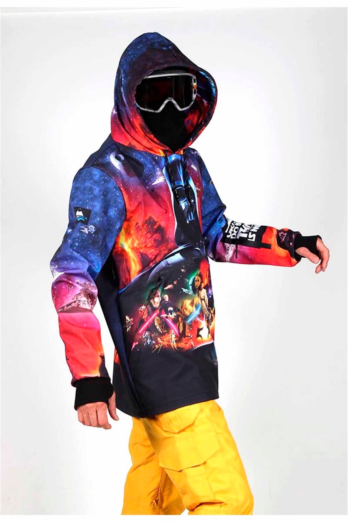 Snowsea Özel Tasarım Star Wars Mont, Erkek Snowboard & Kayak Montu SS11