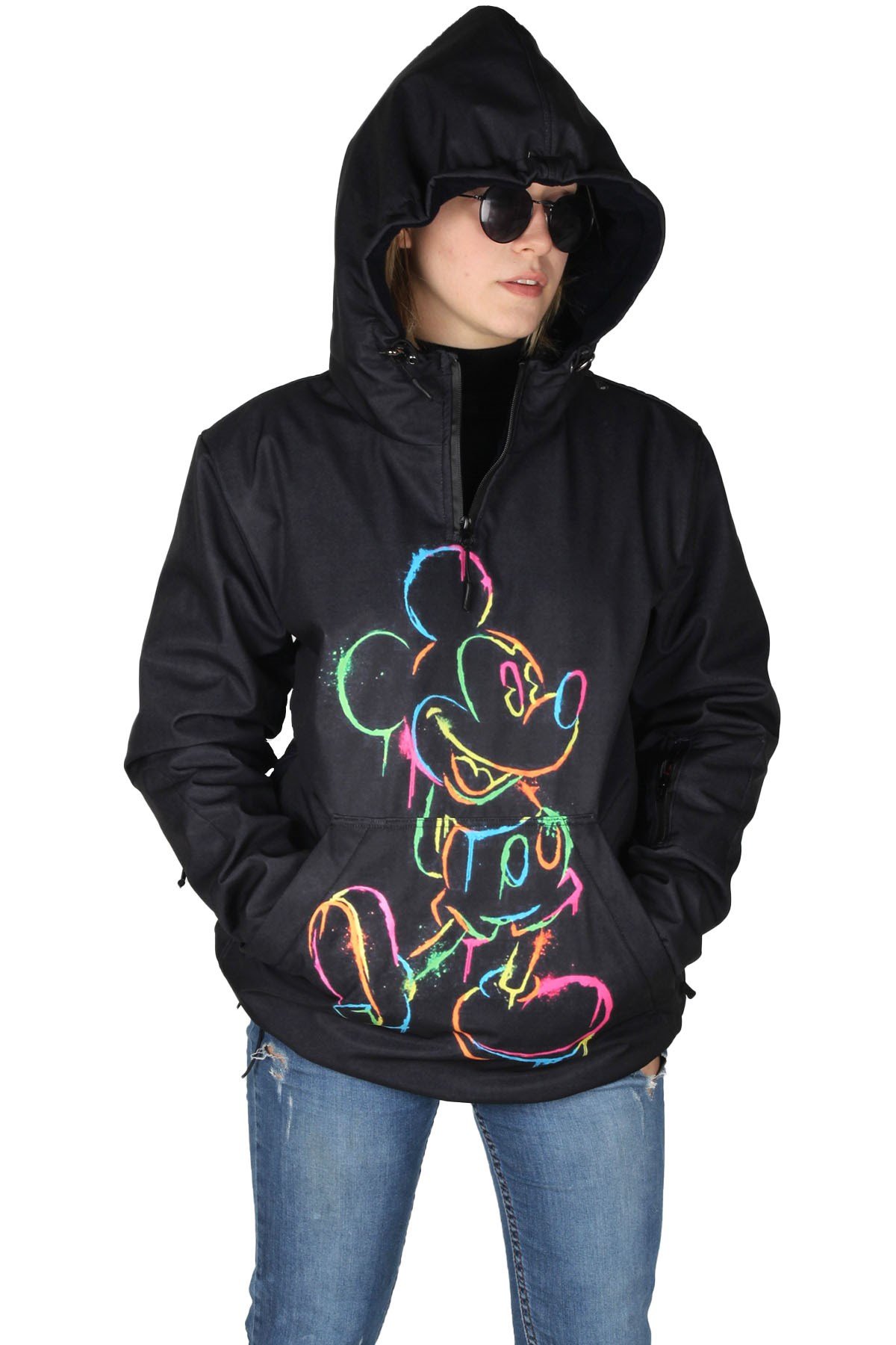 Snowsea Rüzgar ve Su Geçirmez Mont, Mickey Mouse Kadın  Kar Montu