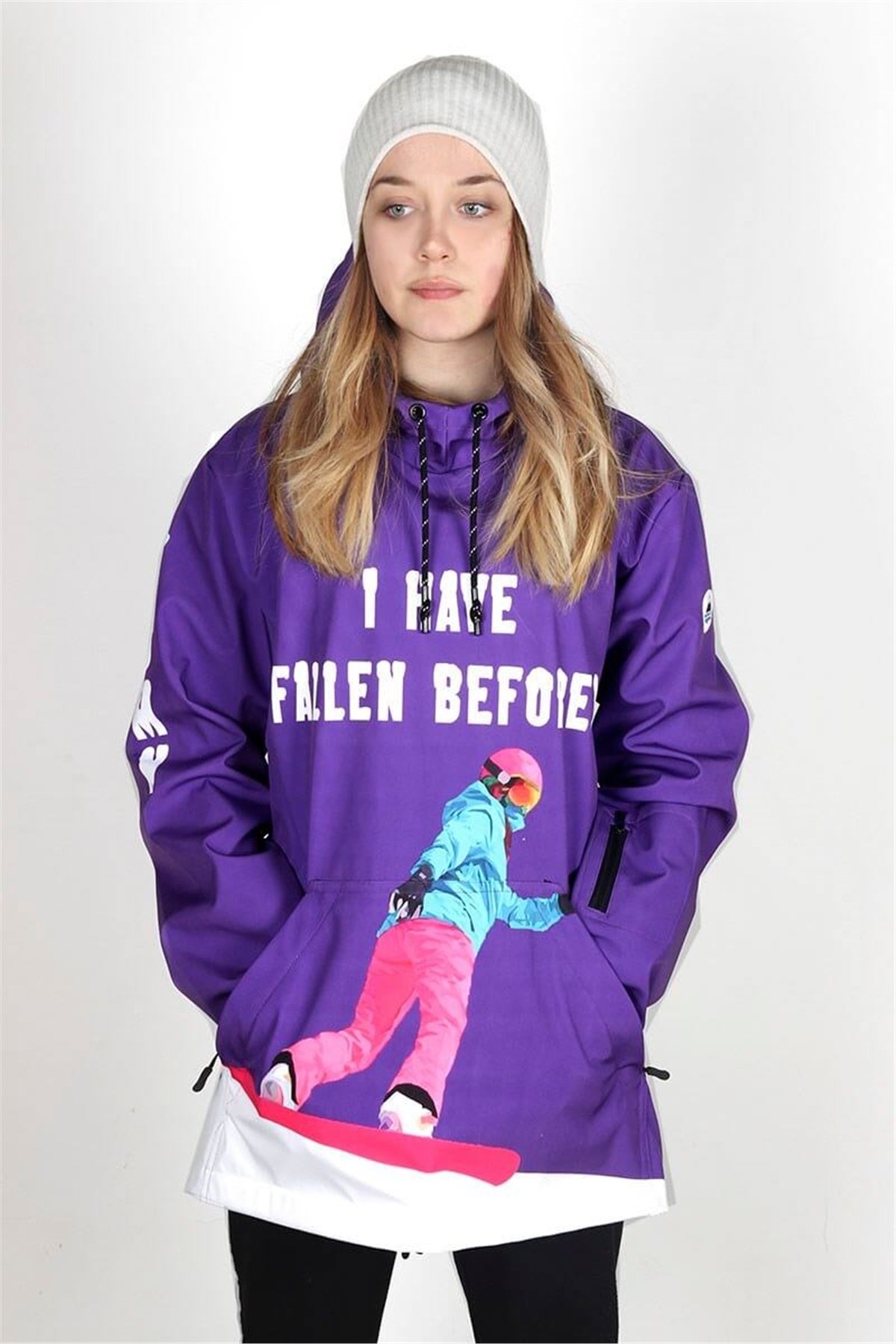 Snowsea SS5578 Snowboard Hoodie Mont, Kadın Kayak Montu, Outdoor Hoodie