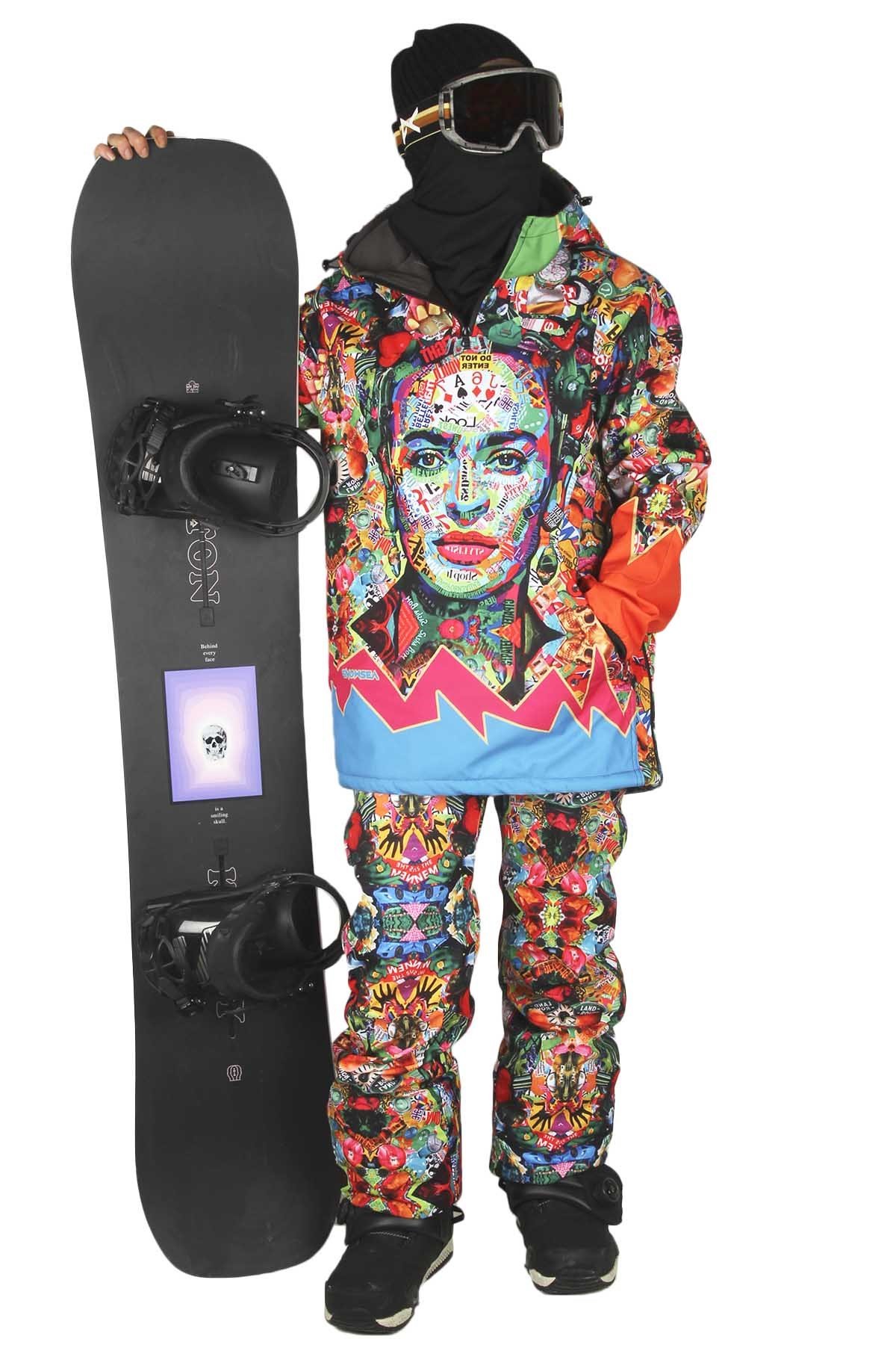 Snowsea SS7936 Kadın Snowboard Mont & Pantolon Takımı, Kayak Montu