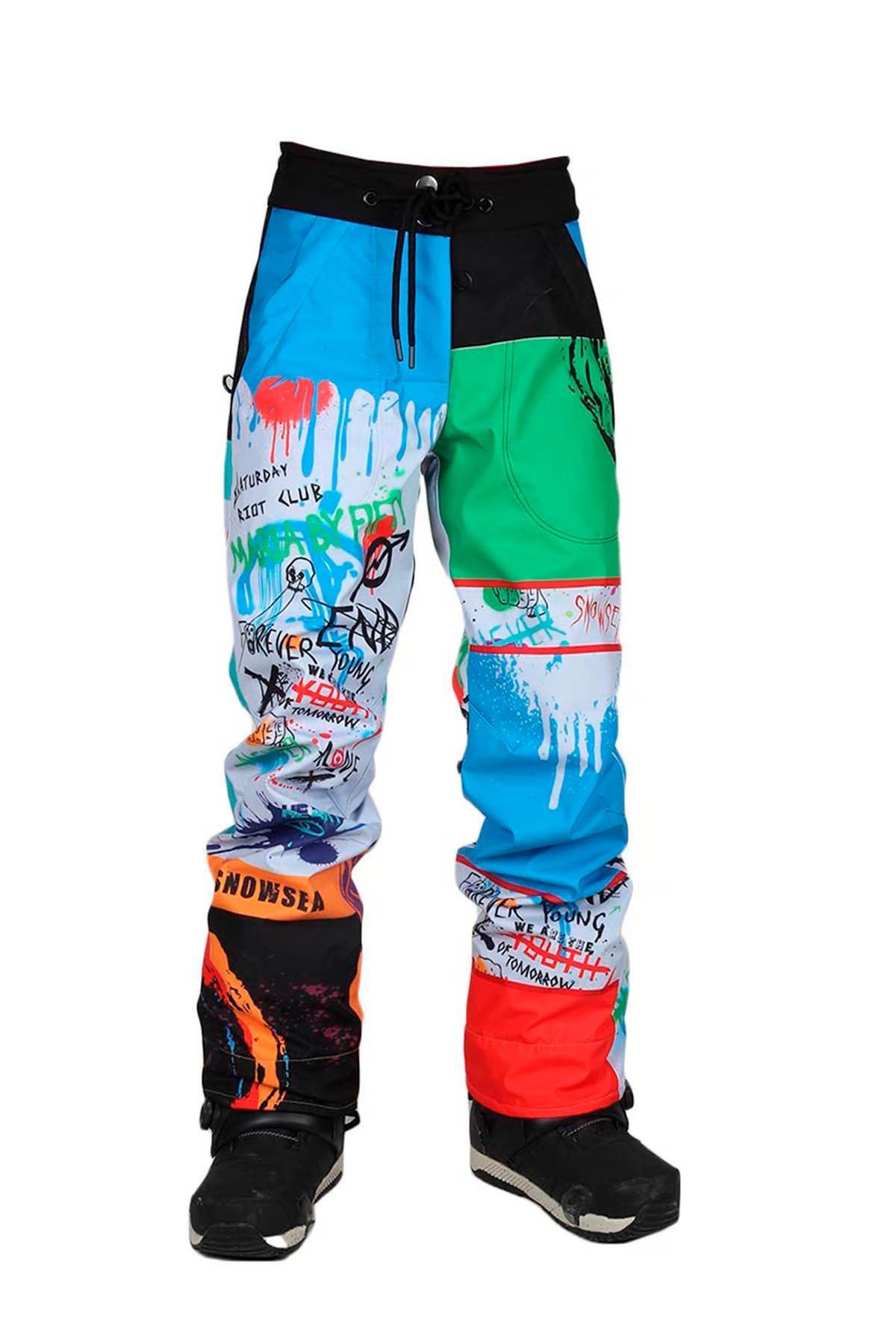 Snowsea SS9001 Chaos In My Head Kadın Snowboard ve Kayak  Pantolonu
