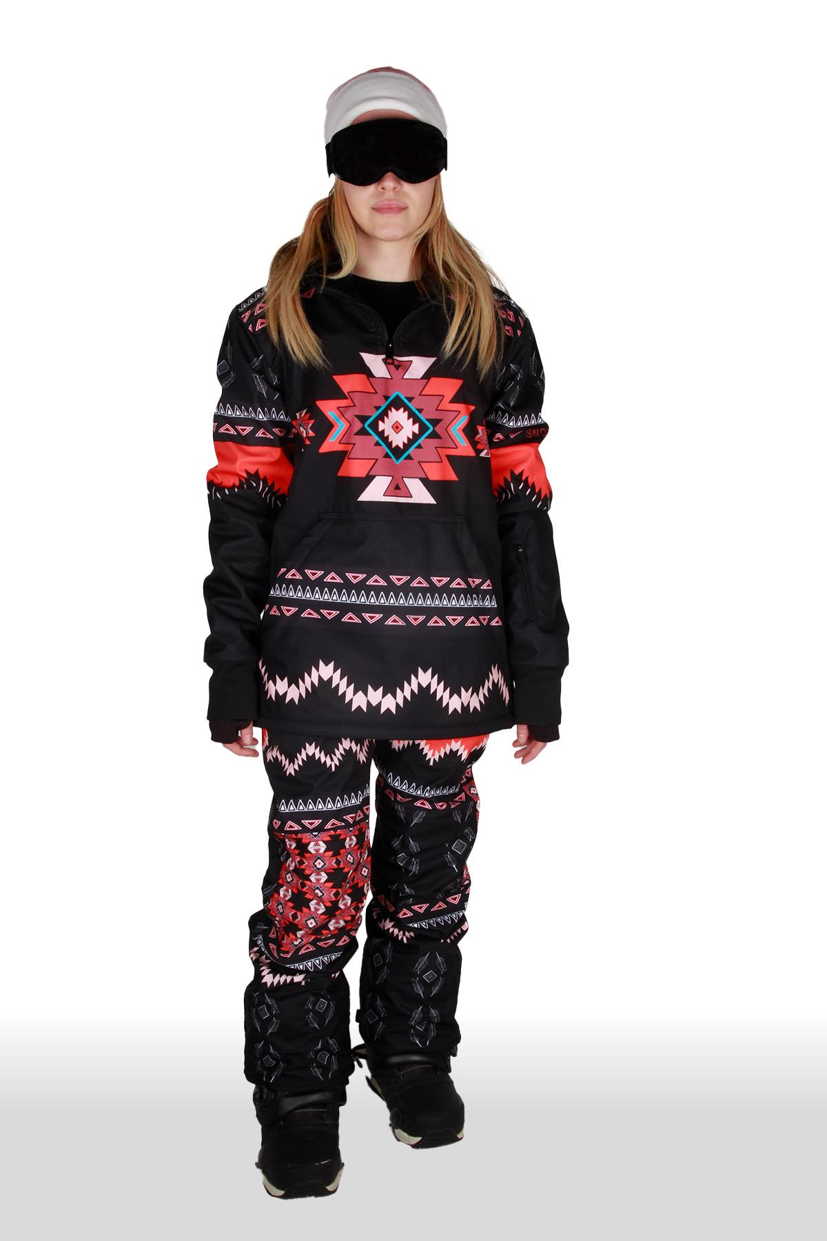 Snowsea Tribal Serisi Kayak & Snowboard Mont ve Pantolon Takımı 