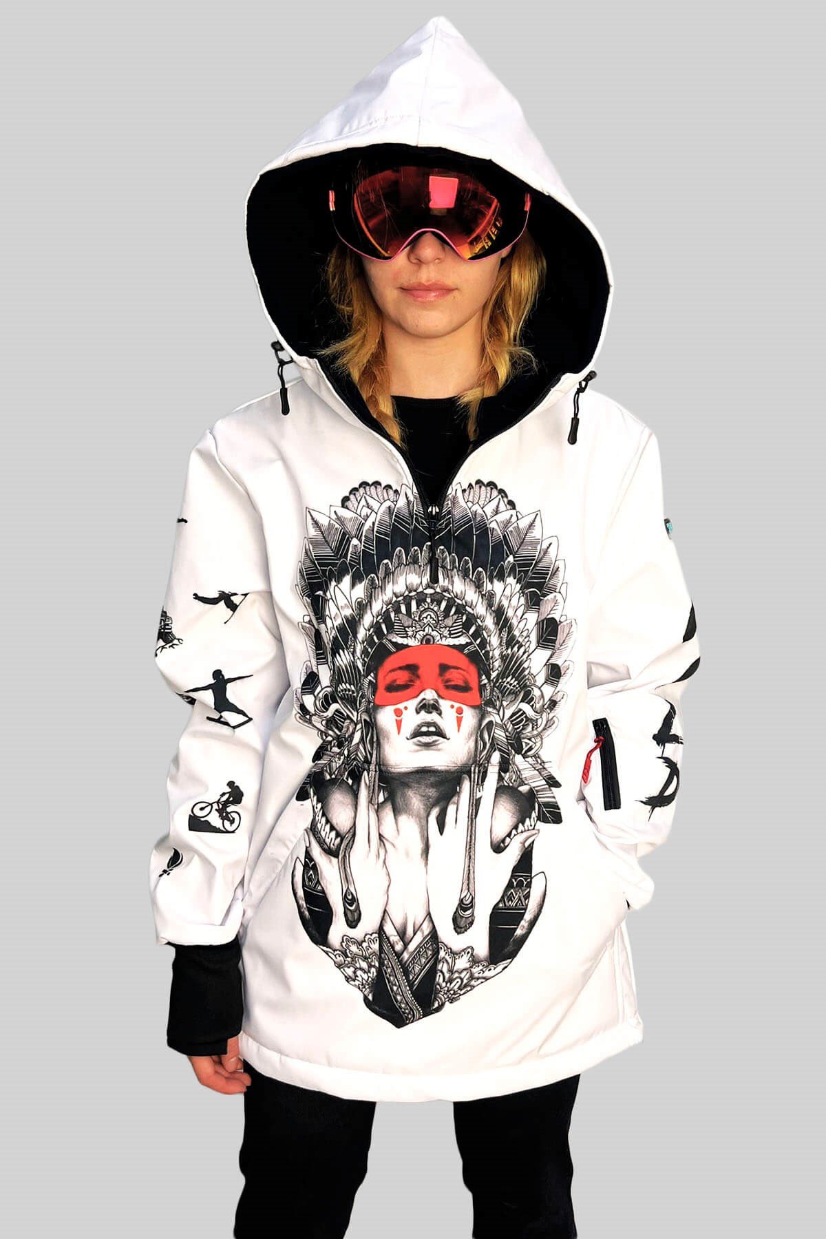 Snowsea Wild SS7771 Kayak Montu, 1. Kalite Kadın Snowboard Montu