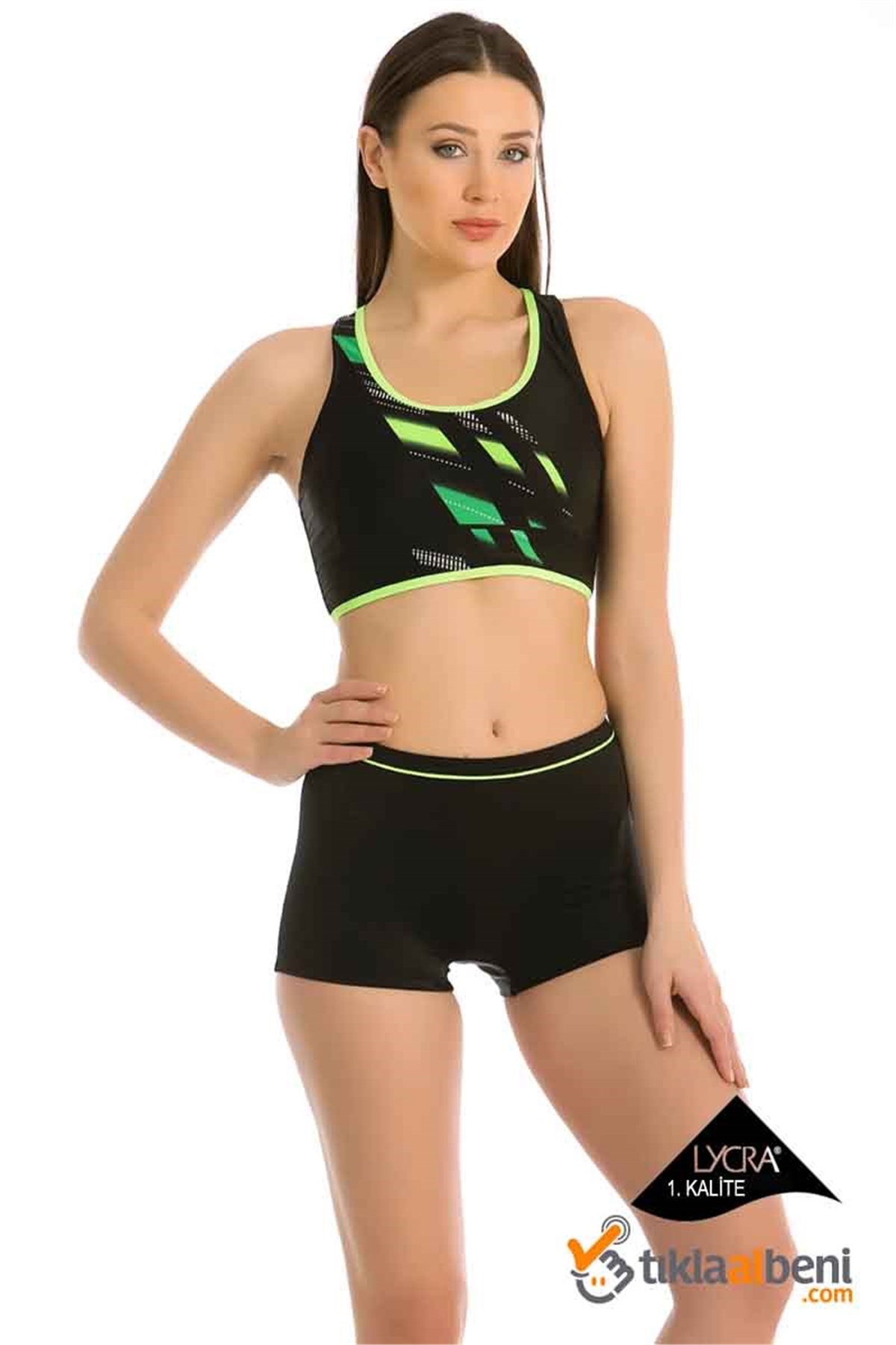 Şortlu İki Parça Bady Bikini 307651-01