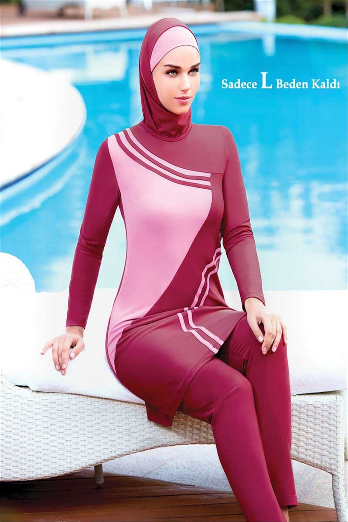 Tam Kapalı Tesettür Haşema Adasea 224029 Mürdüm