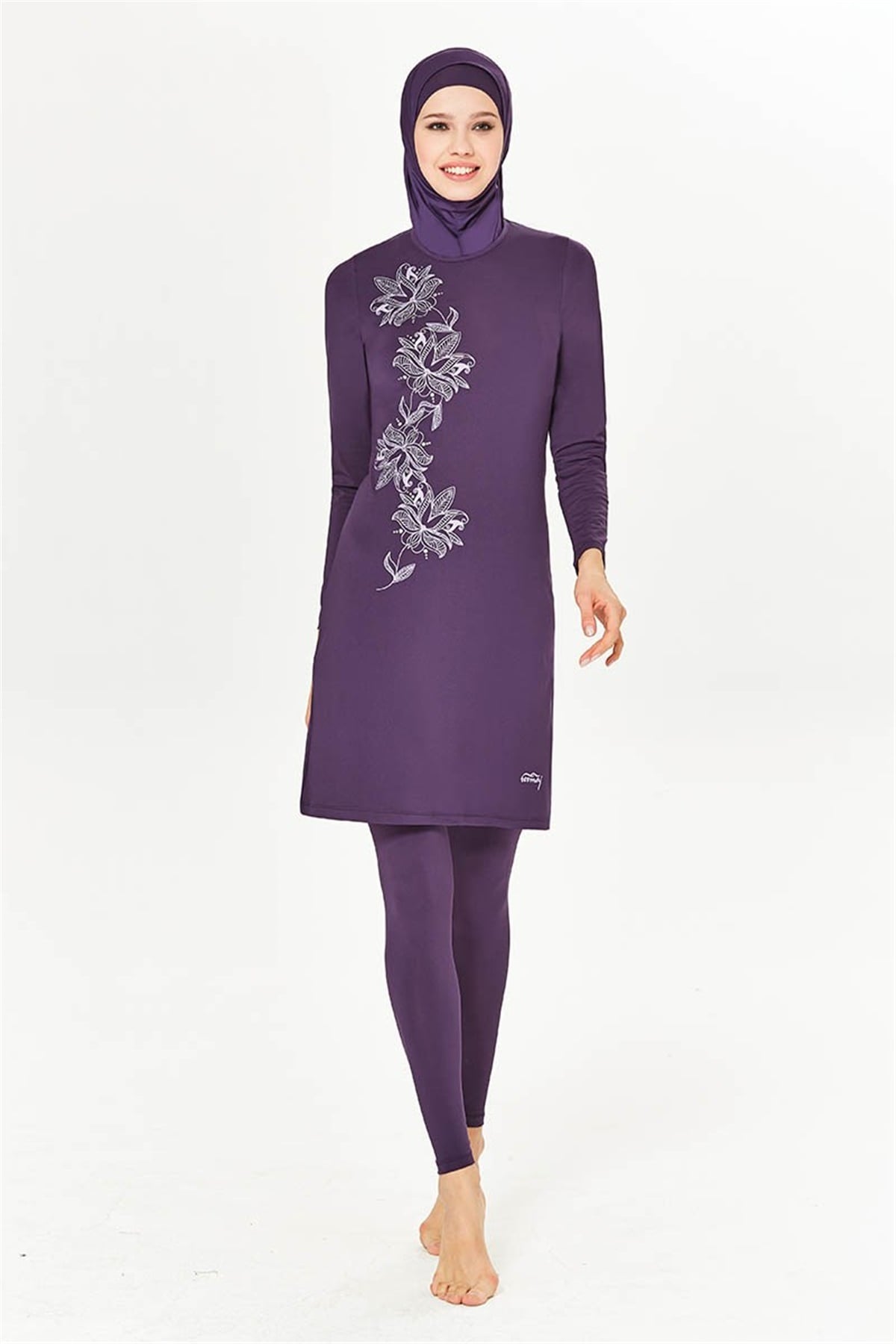 Tam Tesettür Haşema Tesmay 1100137 Mor