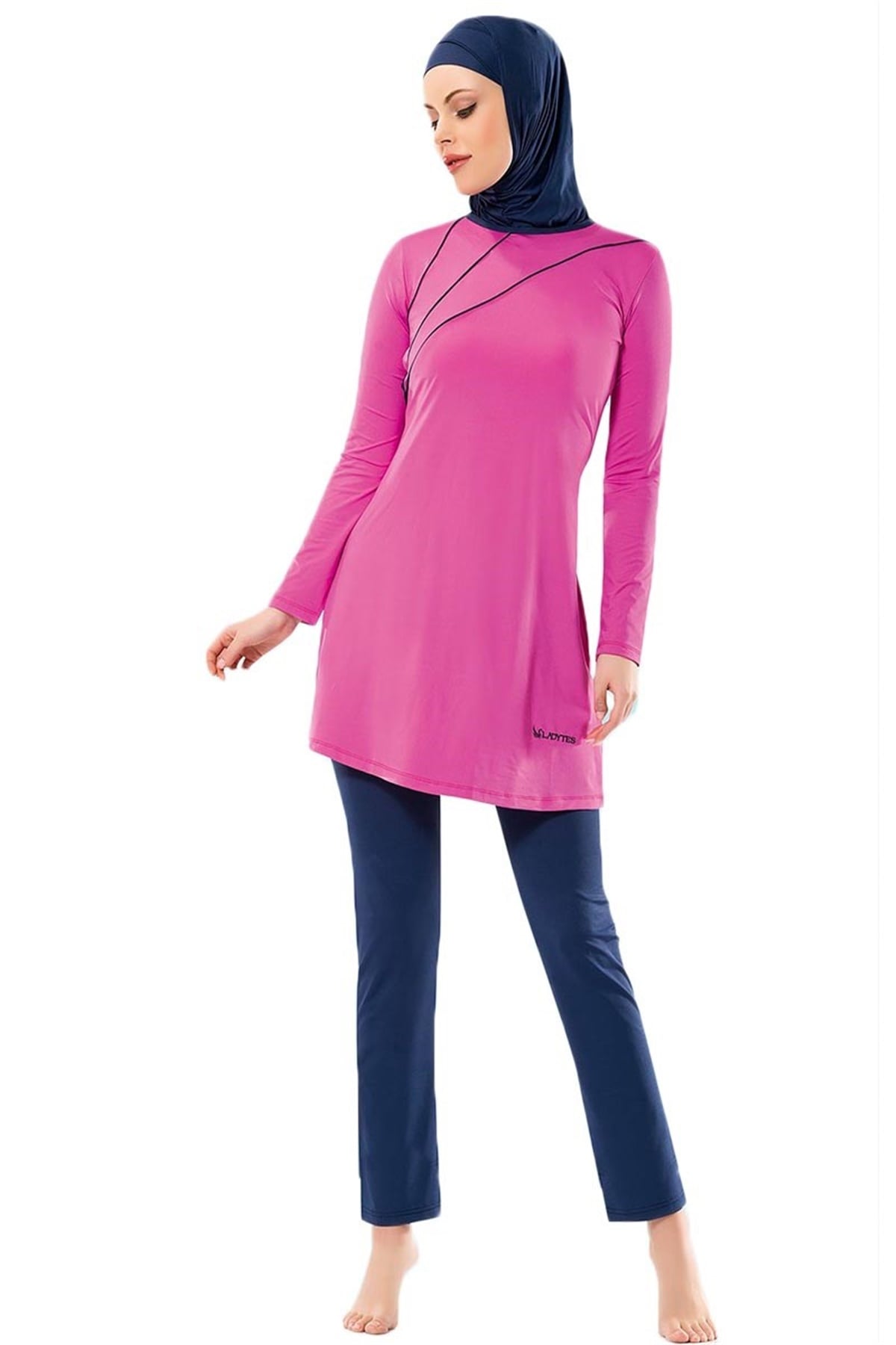 Tam Tesettür Mayo Ladytes 174830 Fuşya
