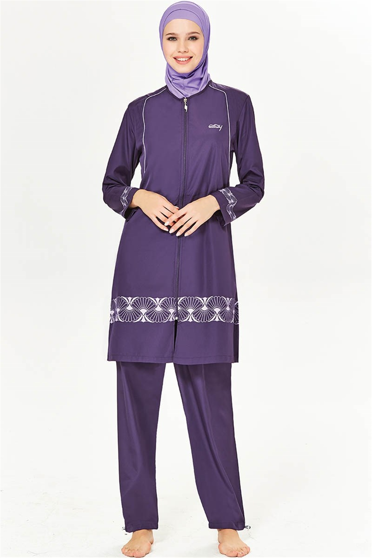 Tam Tesettür Mayo Tesmay 1100122 Mor