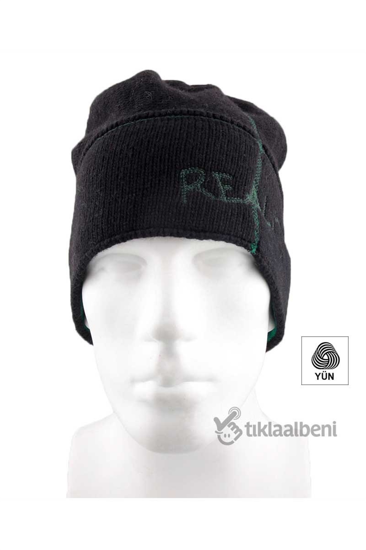 Tarz Reality Erkek Yün Bere - FNM-12388 Siyah