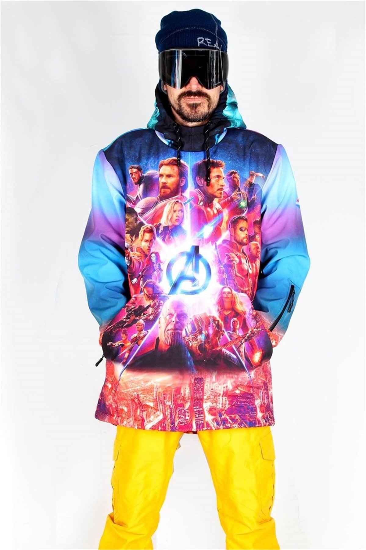 Tasarım Erkek Kayak ve Snowboard Montu / SS7614