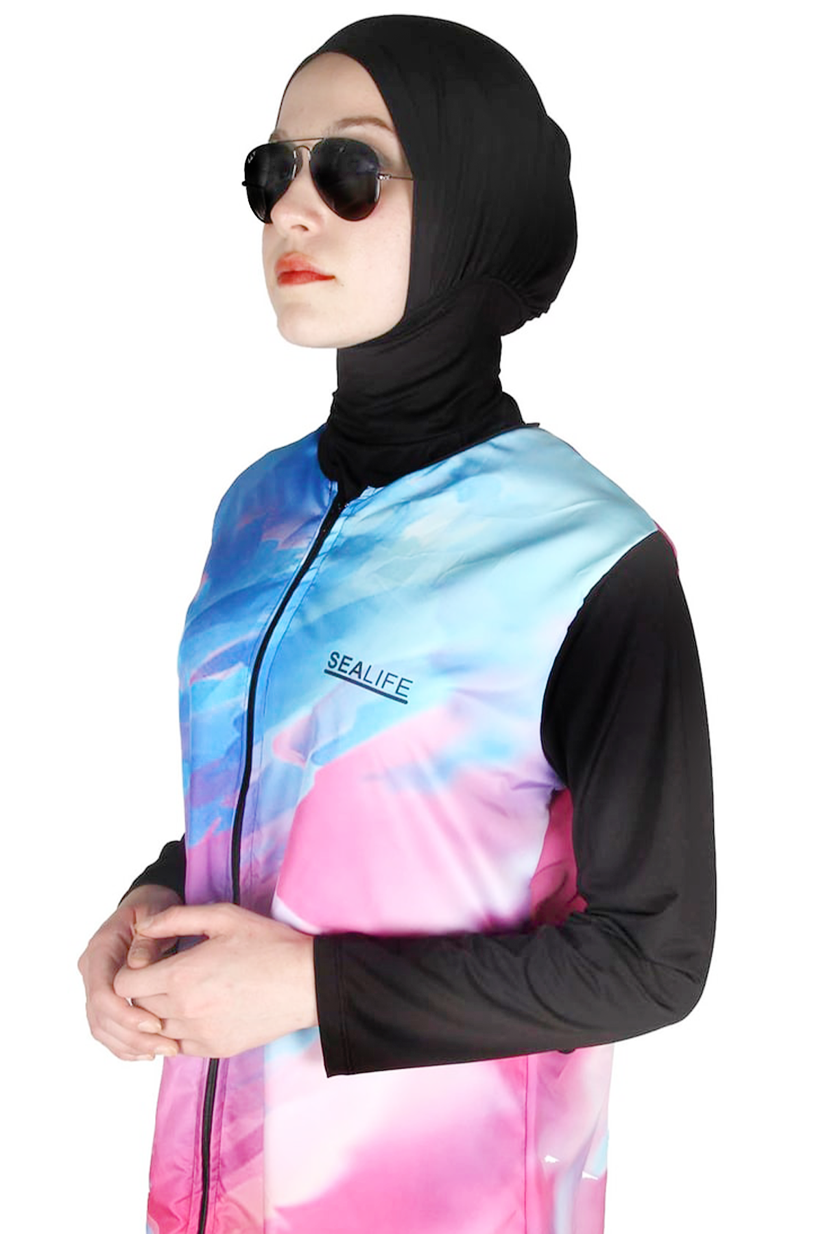 Tek Üst, Veros VRS1015-3 Sualtı Model Tesettür Mayo