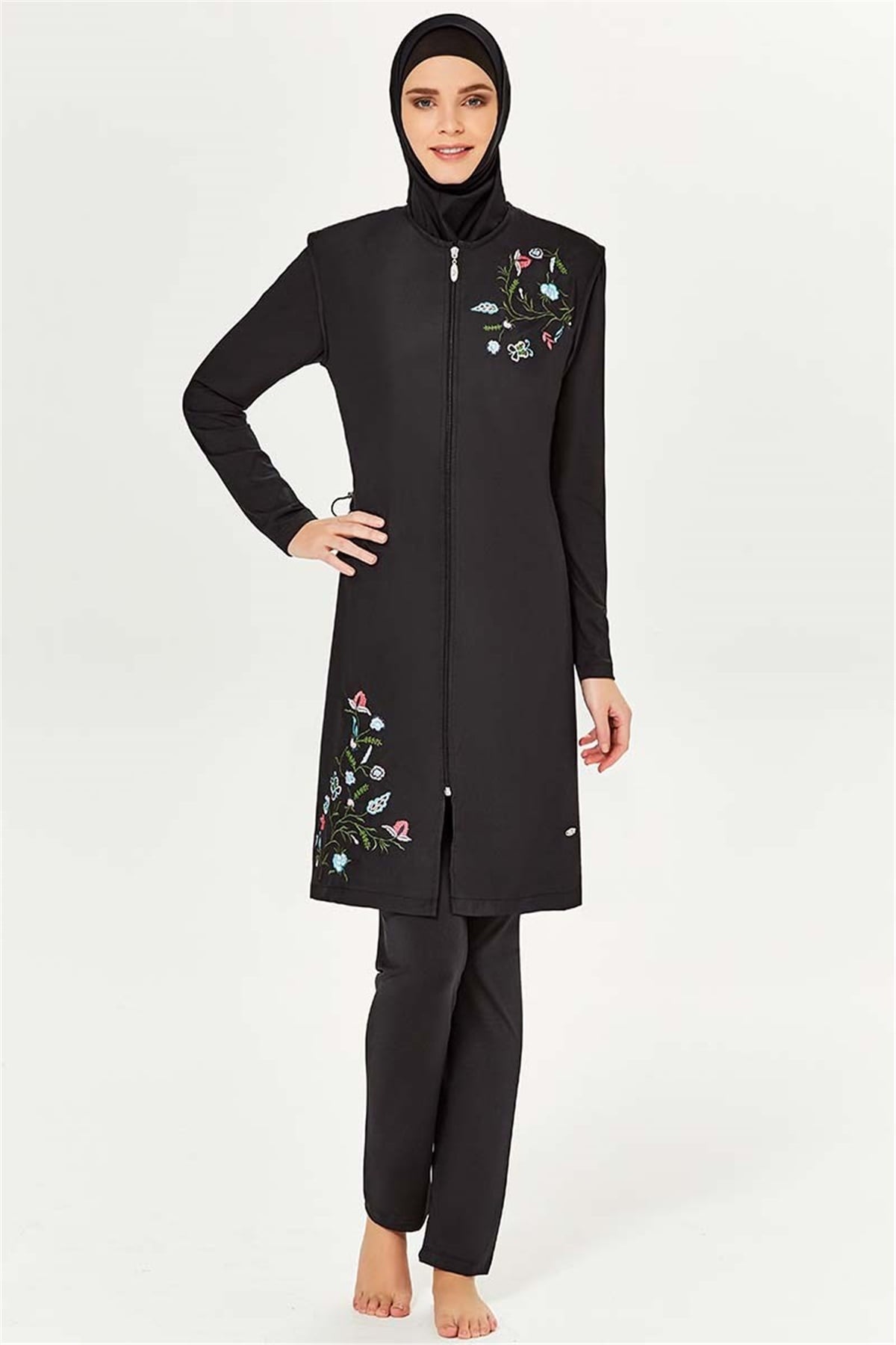 Tesettür Mayo Adasea Haşema Bahar 1701095 Siyah