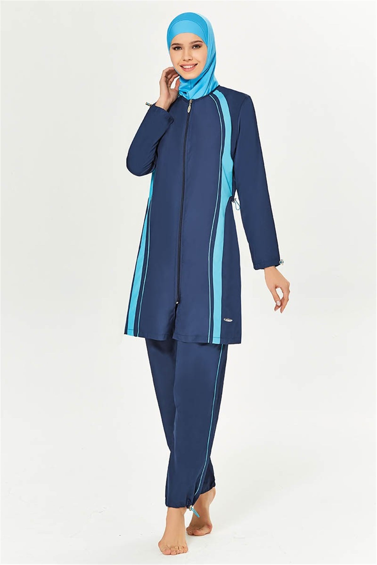 Tesettür Mayo Adasea Sportif 1701090 Koyu Lacivert