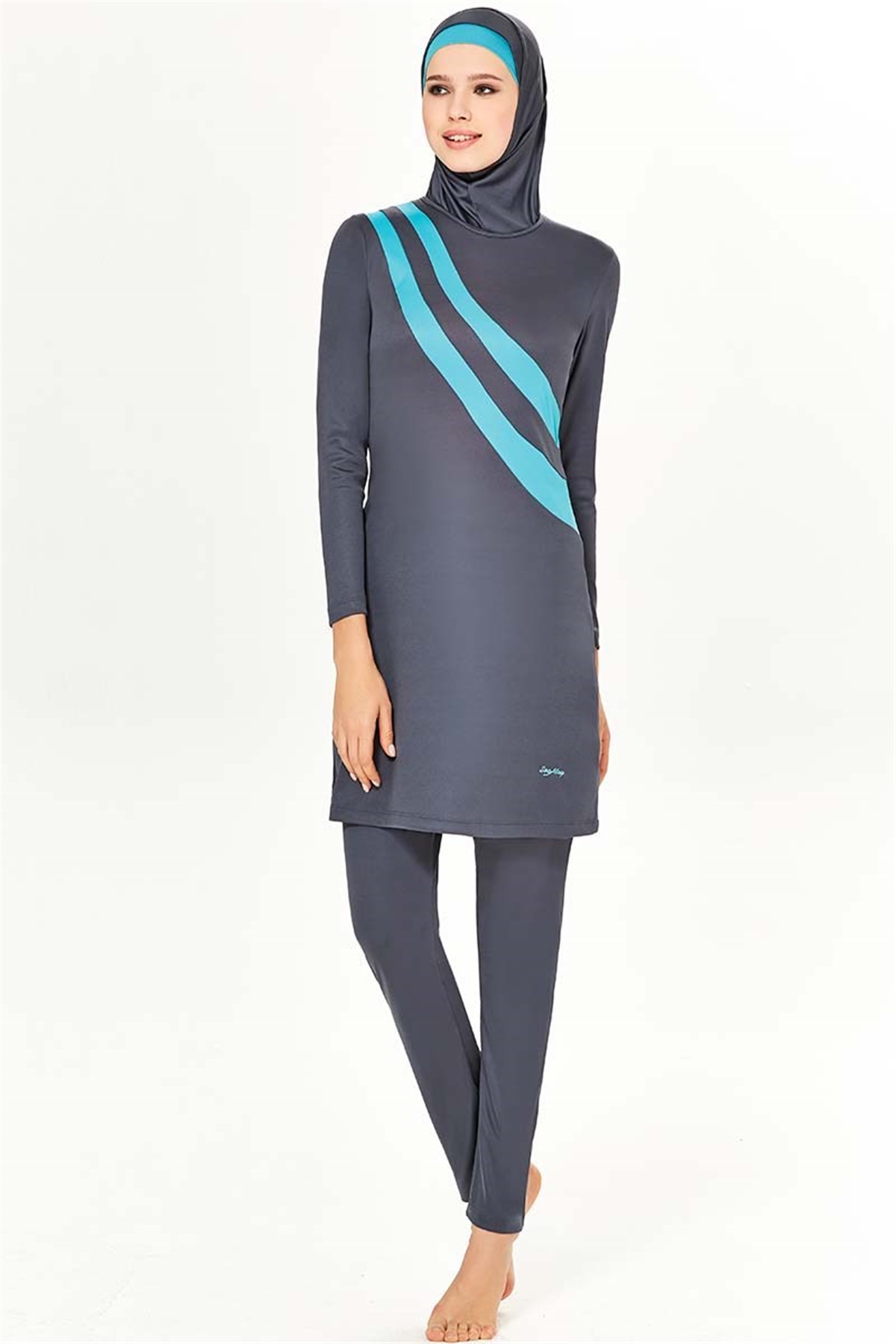 Tesettür Mayo Haşema Seamay 1700721 Antrasit