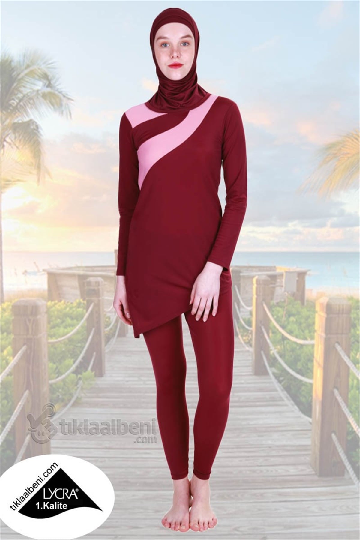 Tesettür Mayo Odema 332019 - Mürdüm