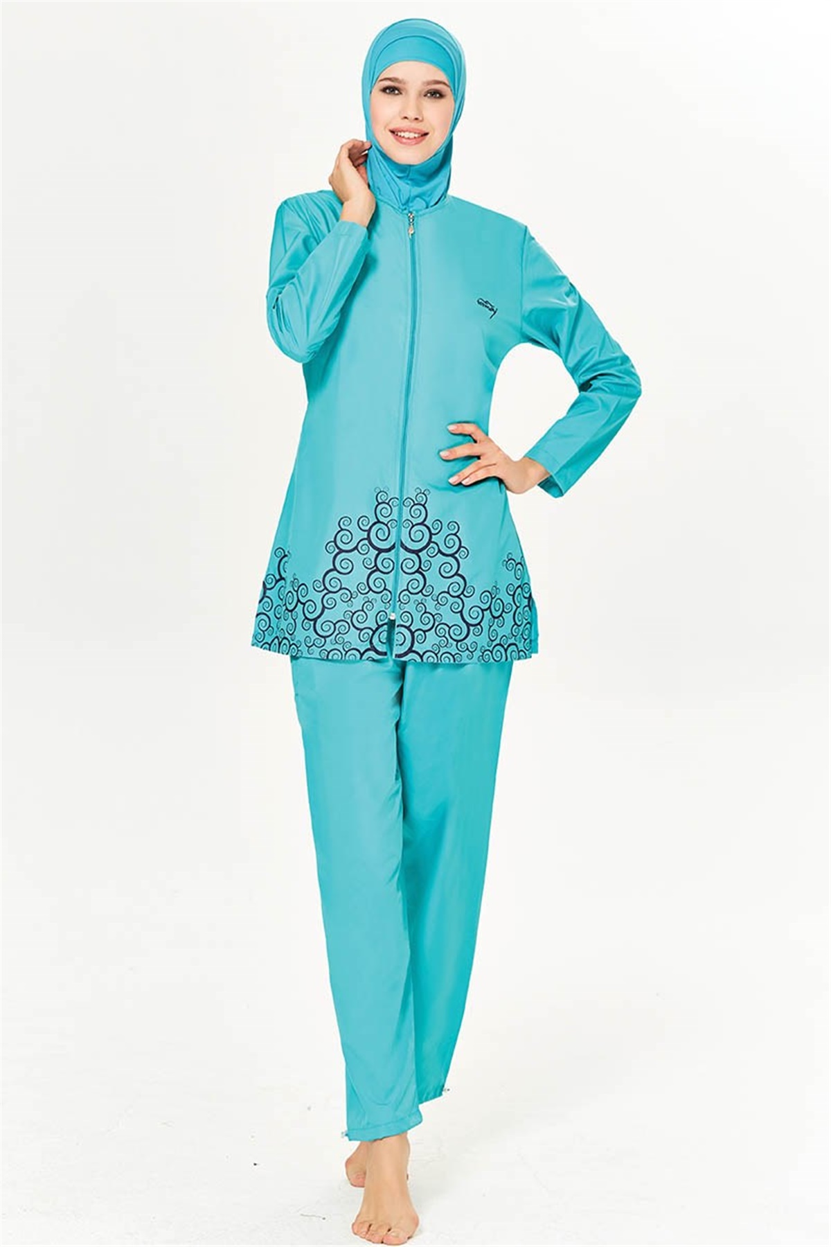 Tesettür Mayo Tesmay Sarmaşık 1100084 Yeşil