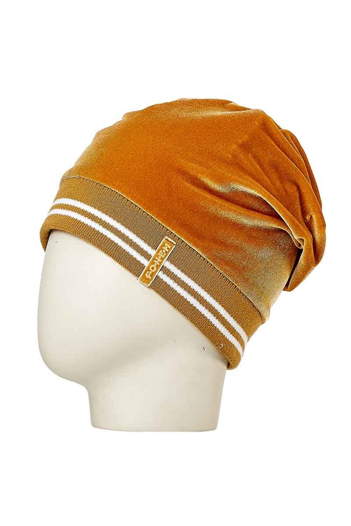 Unisex Kadife Bere 24241 - Hardal